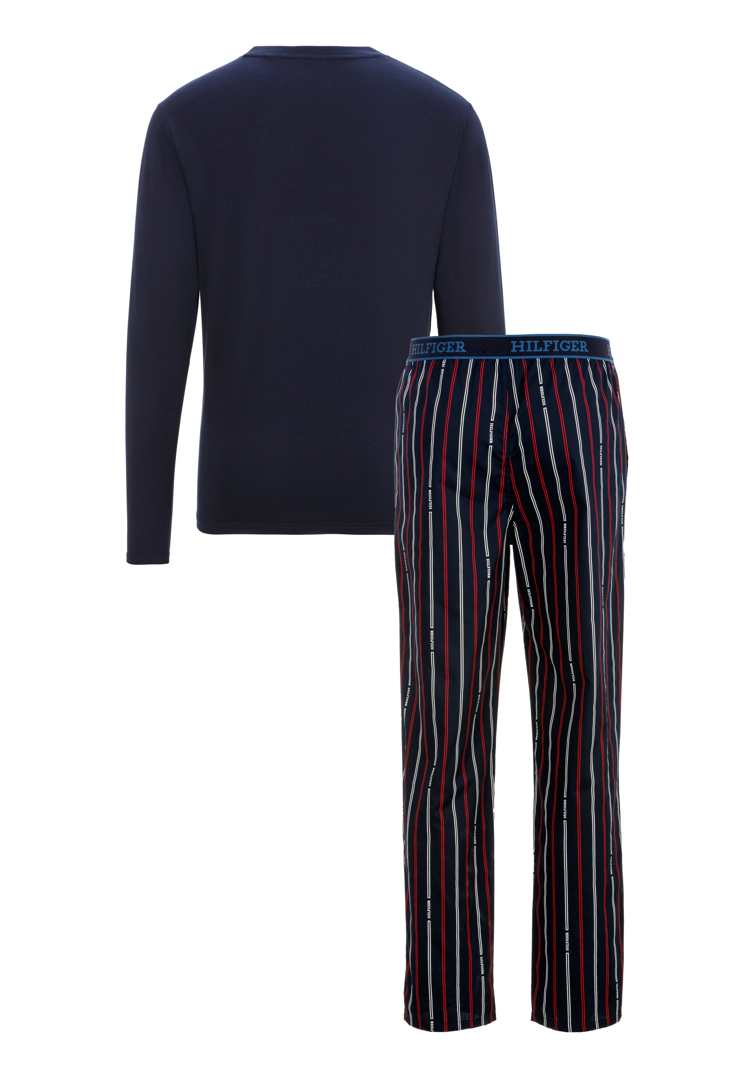 Tommy Hilfiger Underwear Pyjama LS WOVEN PJ SET PRINT