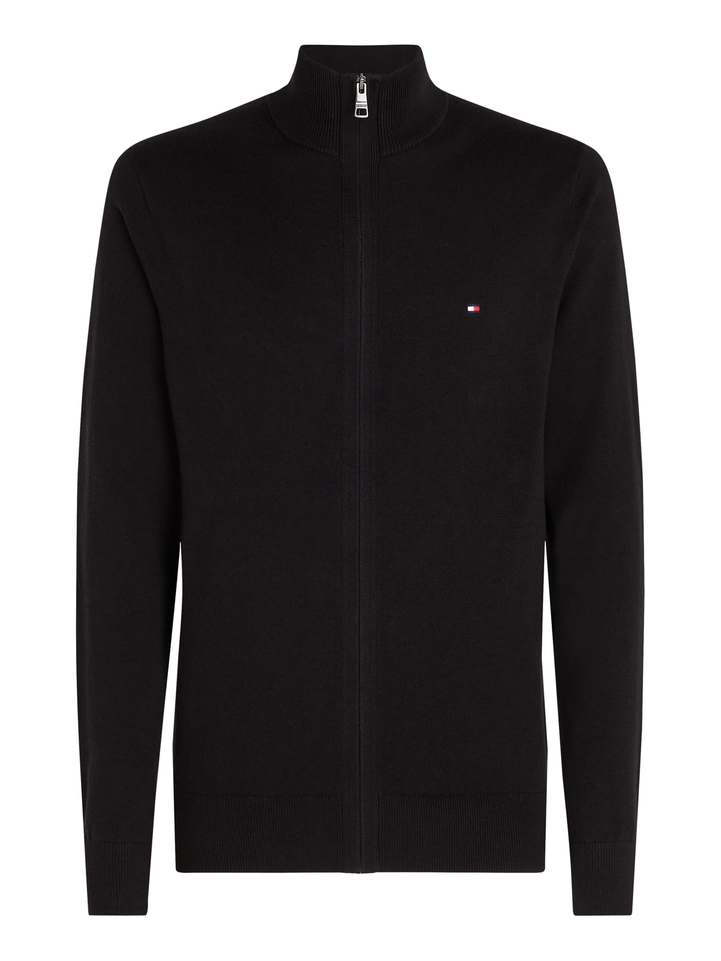 Tommy Hilfiger Cardigan PIMA ORG CTN CASHMERE ZIP THRU