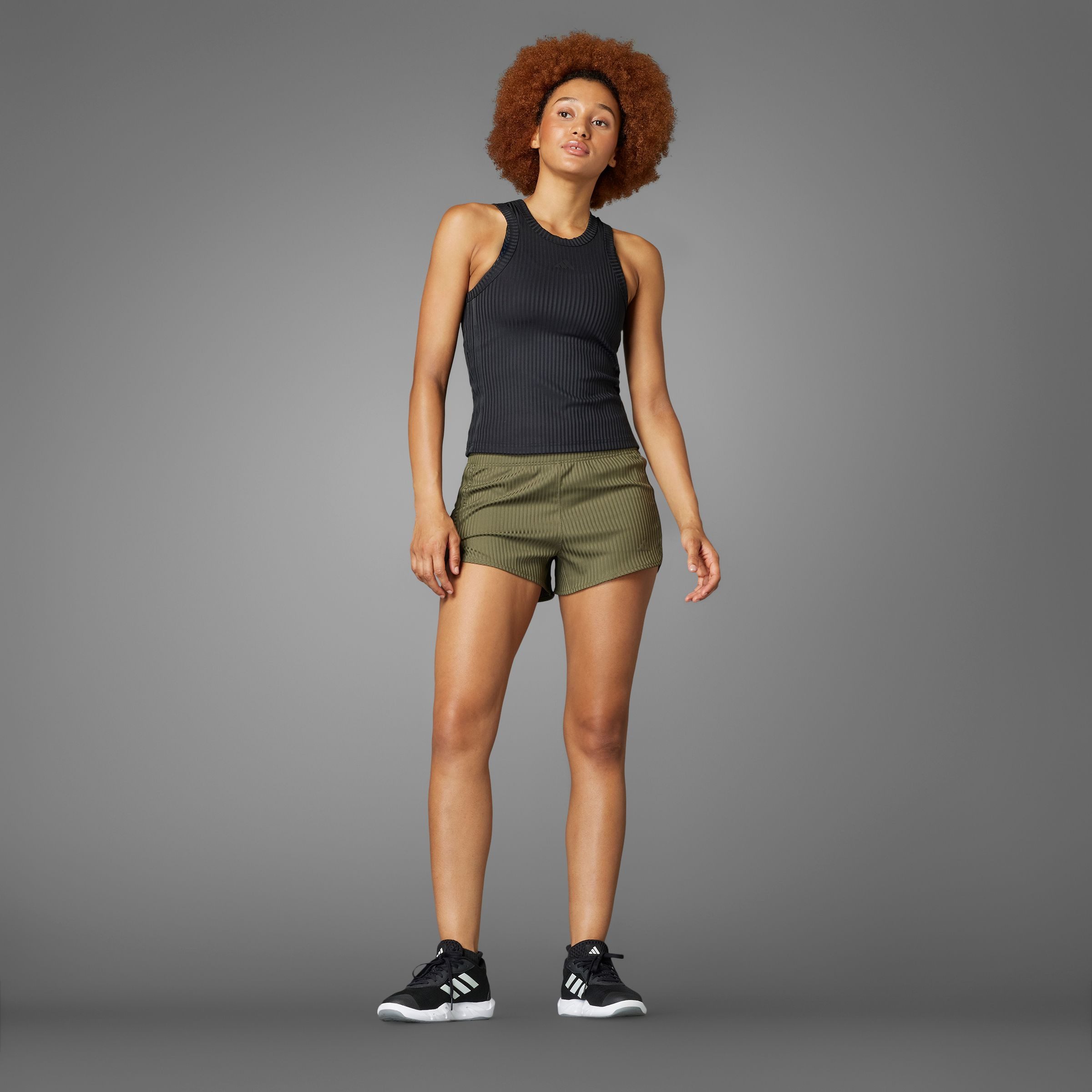 adidas Performance Short PACER RIB SHORT (1-delig)