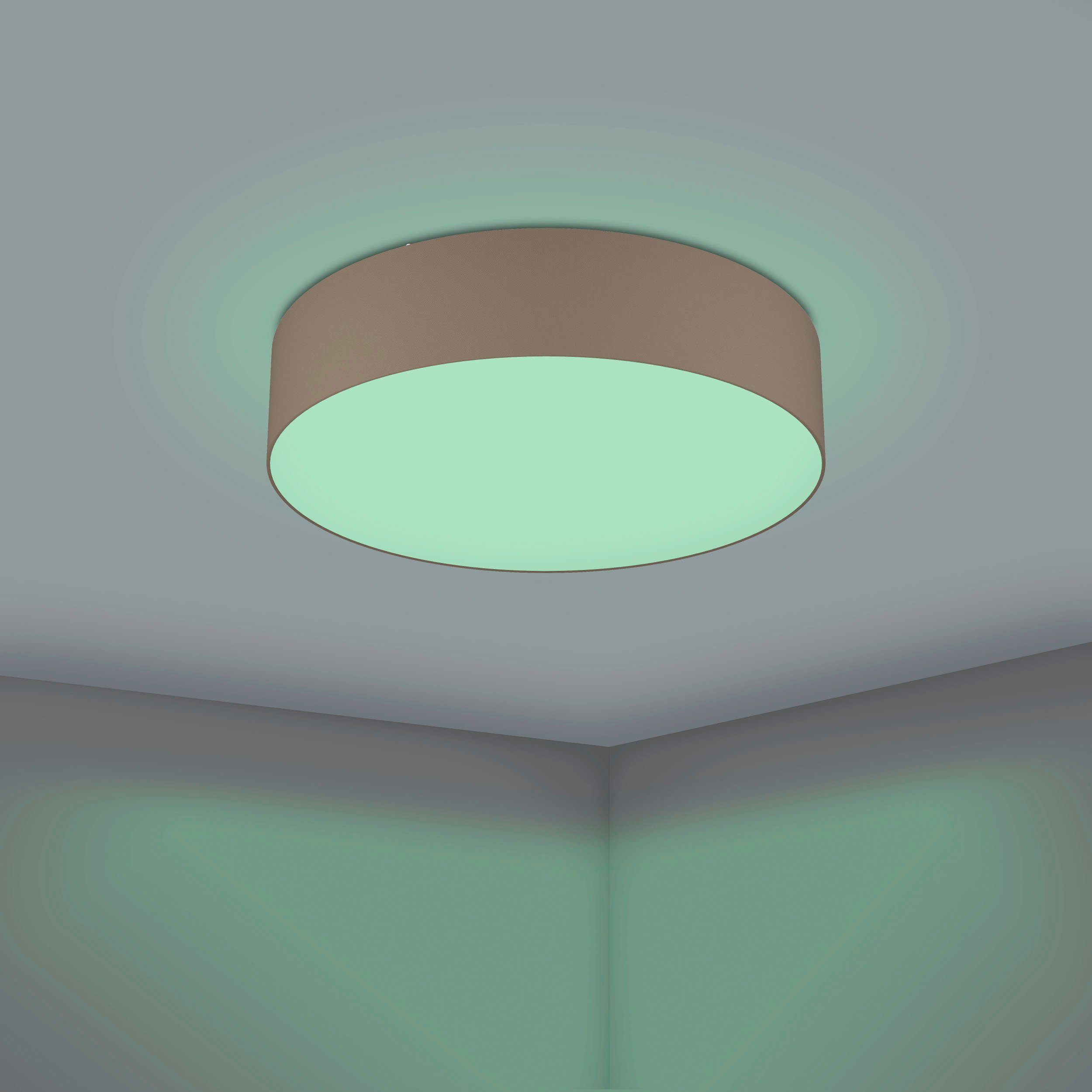 EGLO Plafondlamp ROMAO-Z App / spraakbesturing Alexa, ‎‎‎‎‎‎‎Ø 77cm, excl. afstandsbediening (1 stuk)