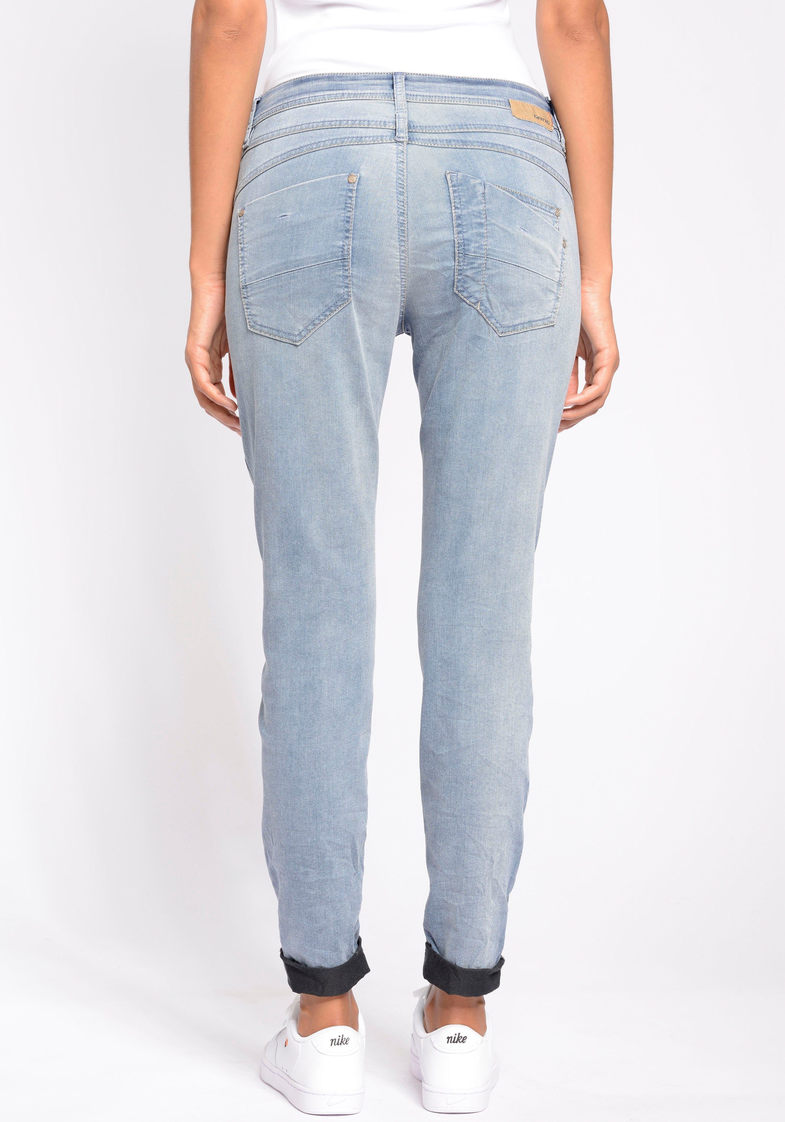 GANG Relax fit jeans 94AMELIE in coole used-wassing