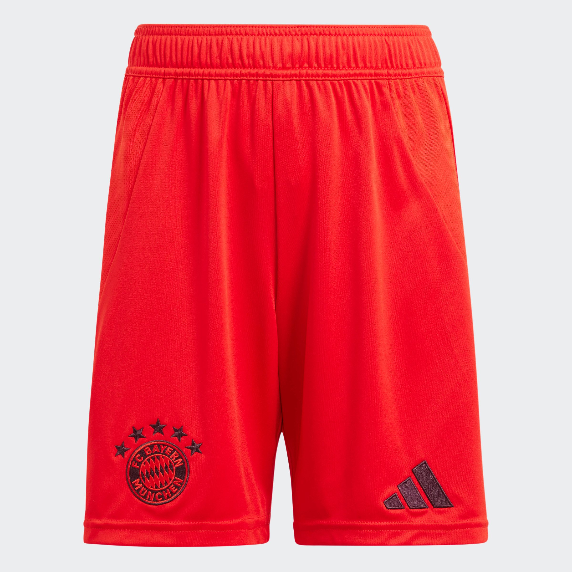 Adidas Perfor ce Junior FC Bayern München voetbalshort rood Sportbroek Polyester 164
