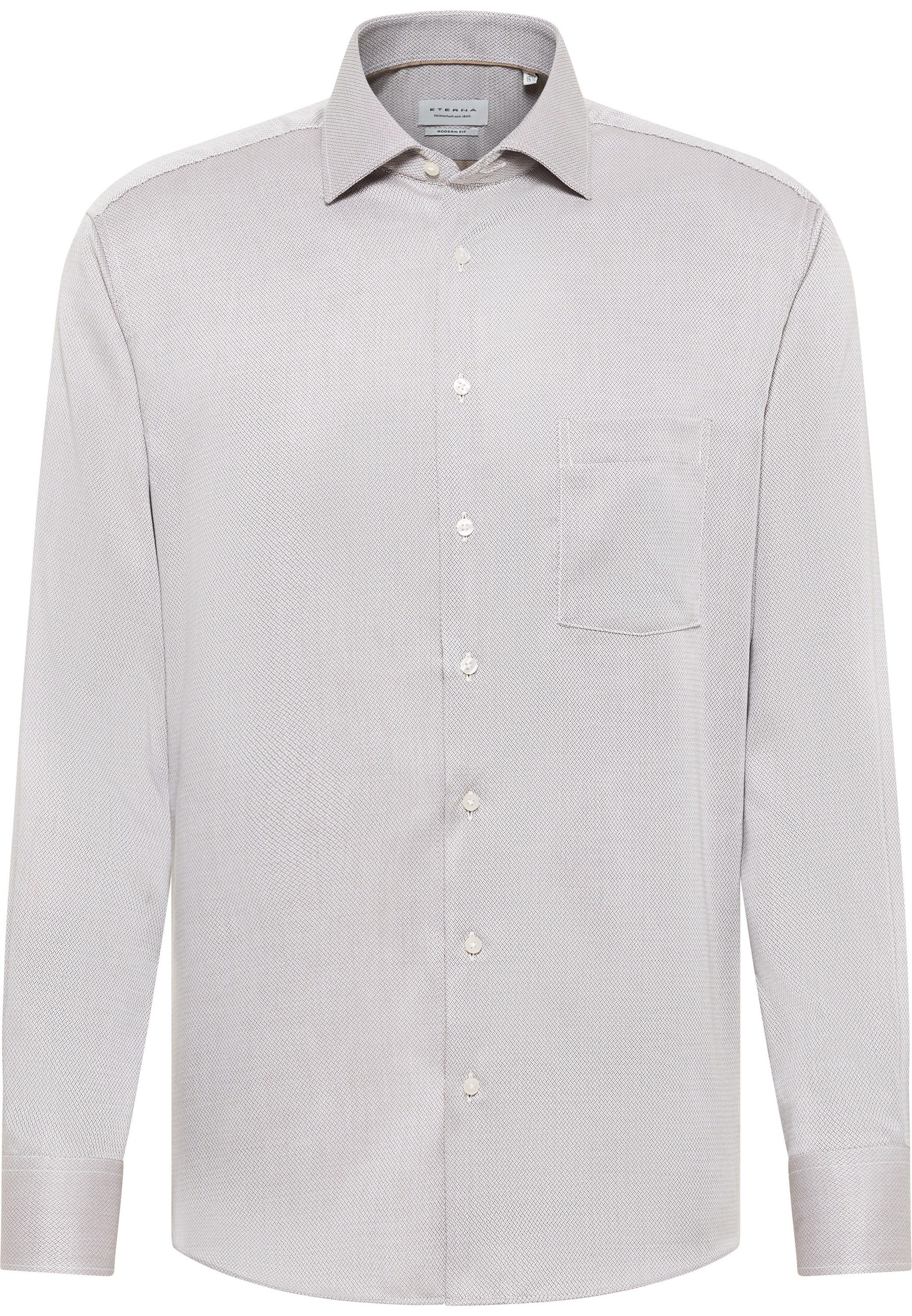 Eterna Overhemd met lange mouwen MODERN FIT NON IRON (strijkvrij)