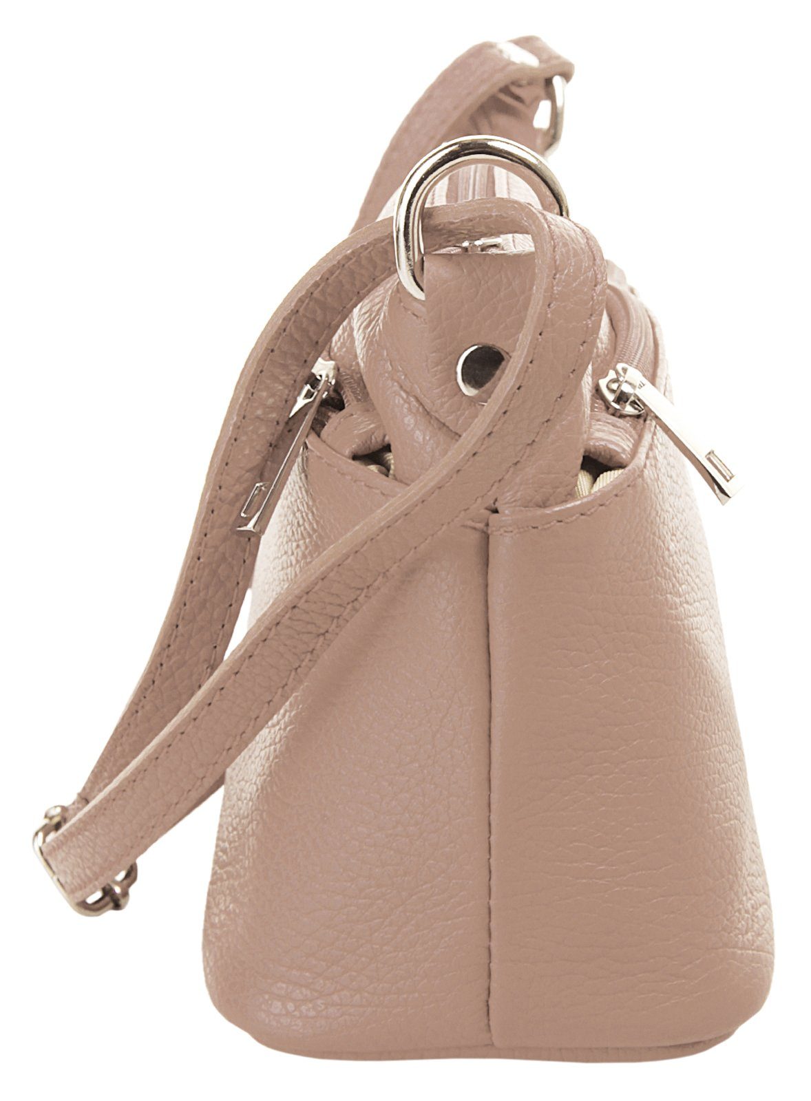 Cluty Schoudertas echt leer, made in italy