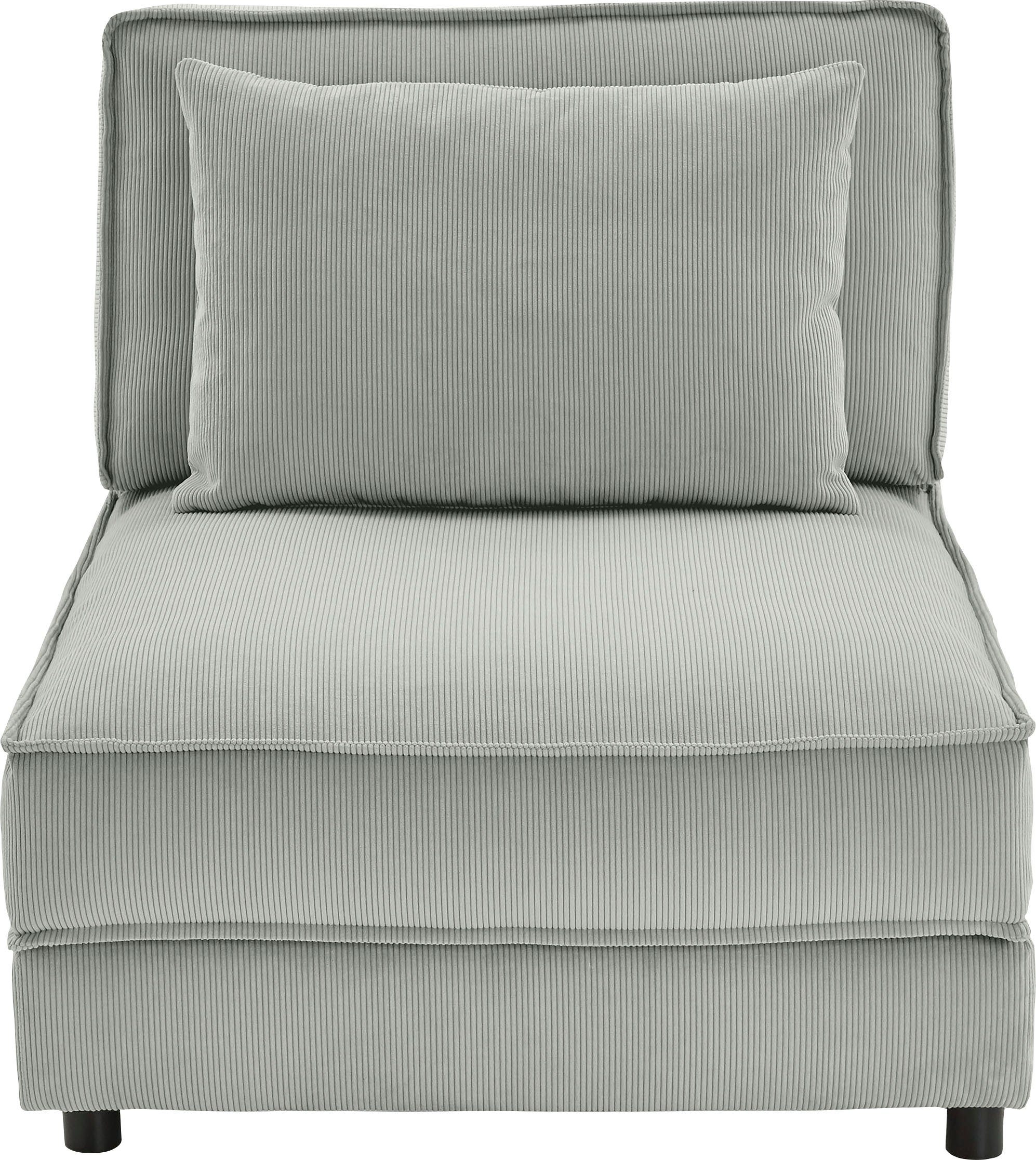 ATLANTIC home collection XXL-fauteuil Valan XXL-zitoppervlak, met cordbekleding, vrij plaatsbaar, met golfvering