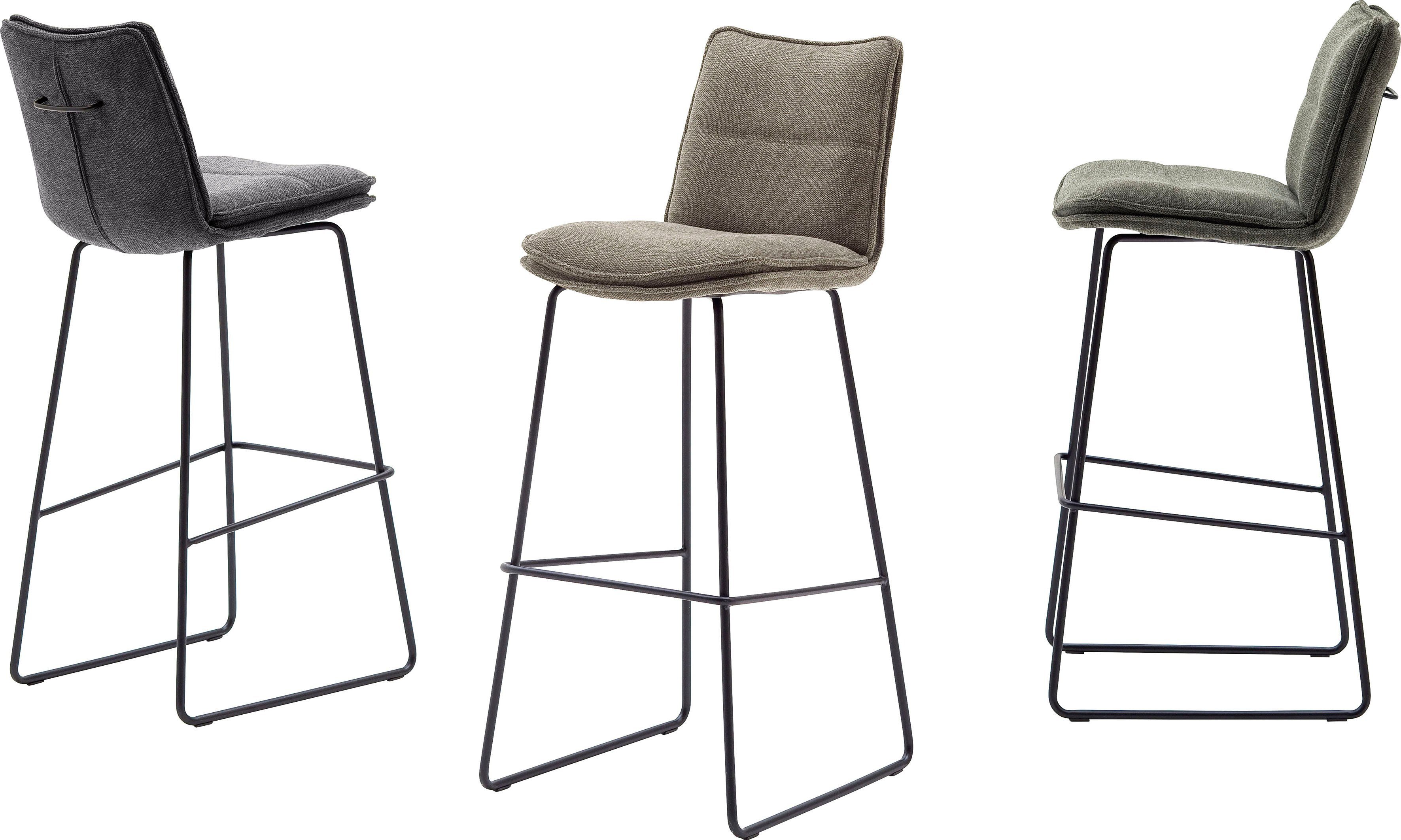MCA furniture Barkruk Hampton Barkruk 180º draaibaar met nivellering, tot 120 kg belastbaar (2 stuks)