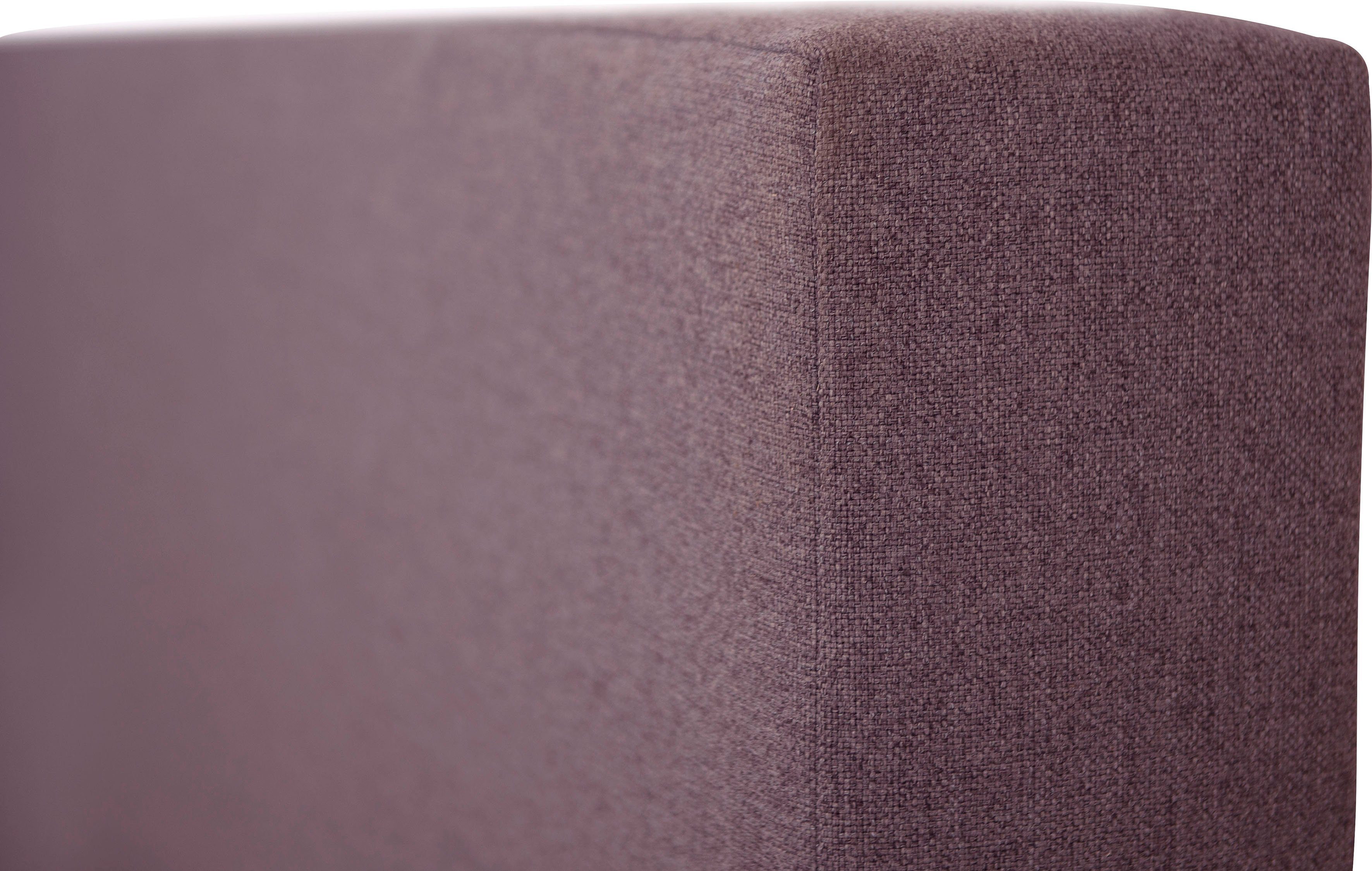 INOSIGN Gestoffeerd bed DALINA rechtlijnig hoofdbord, in 5 breedten, ook in 220 cm lengte