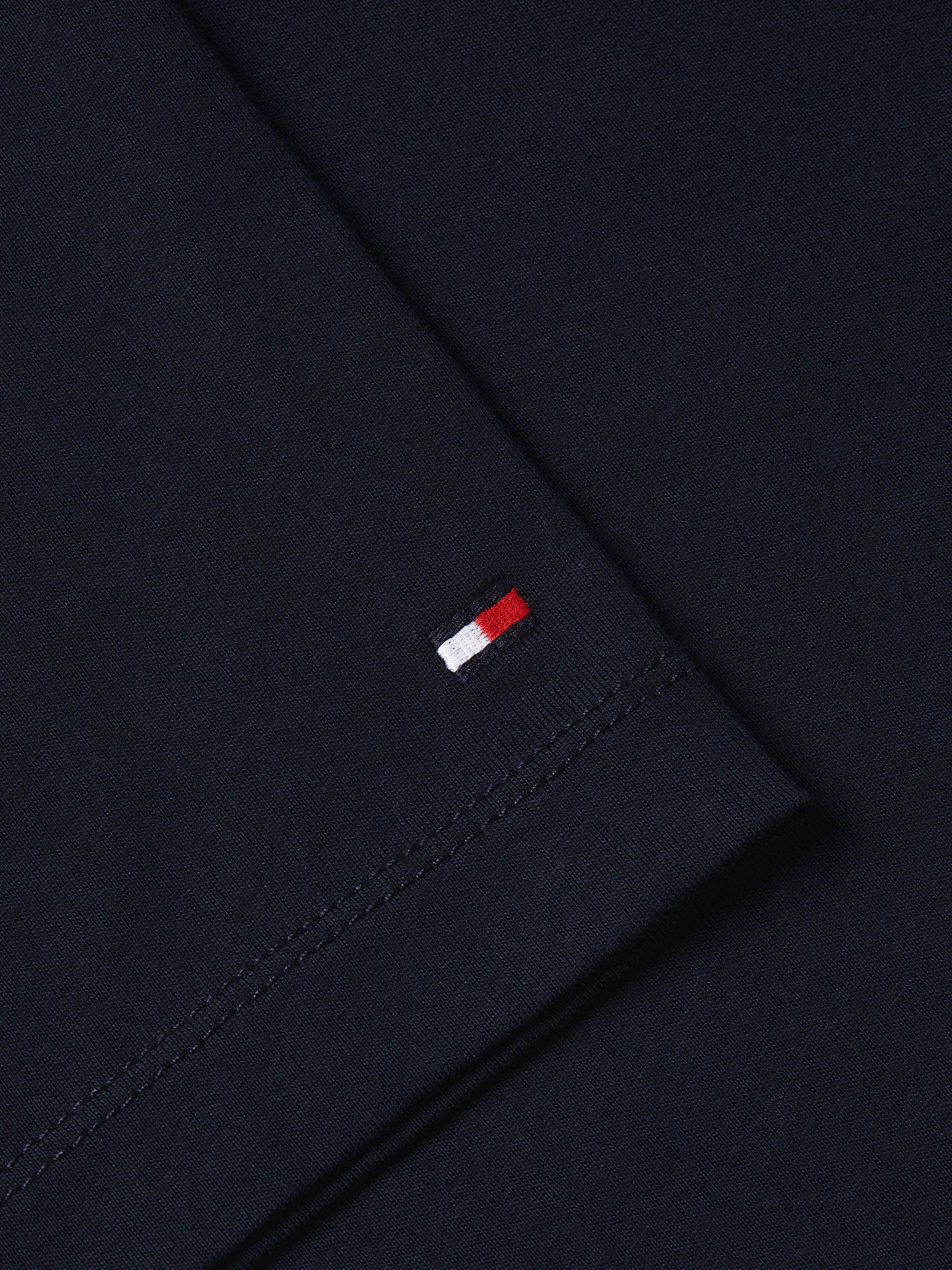 Tommy Hilfiger T-shirt SCRIPT LOGO TEE met opgestikt logo
