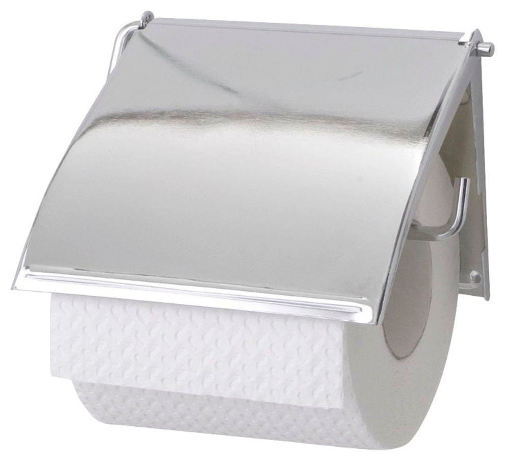 WENKO Toiletrolhouder Cover Chroom, met gesloten model