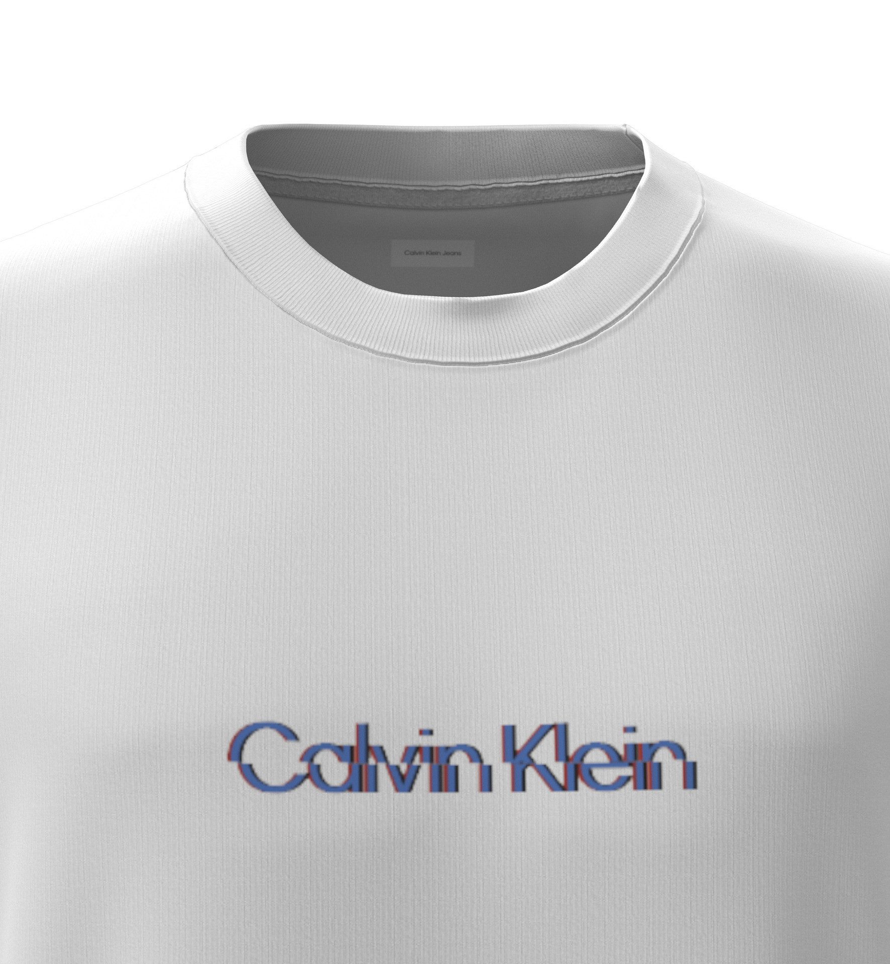 Calvin Klein T-shirt SS GLITCHED LOGO EU CLASSIC TEE