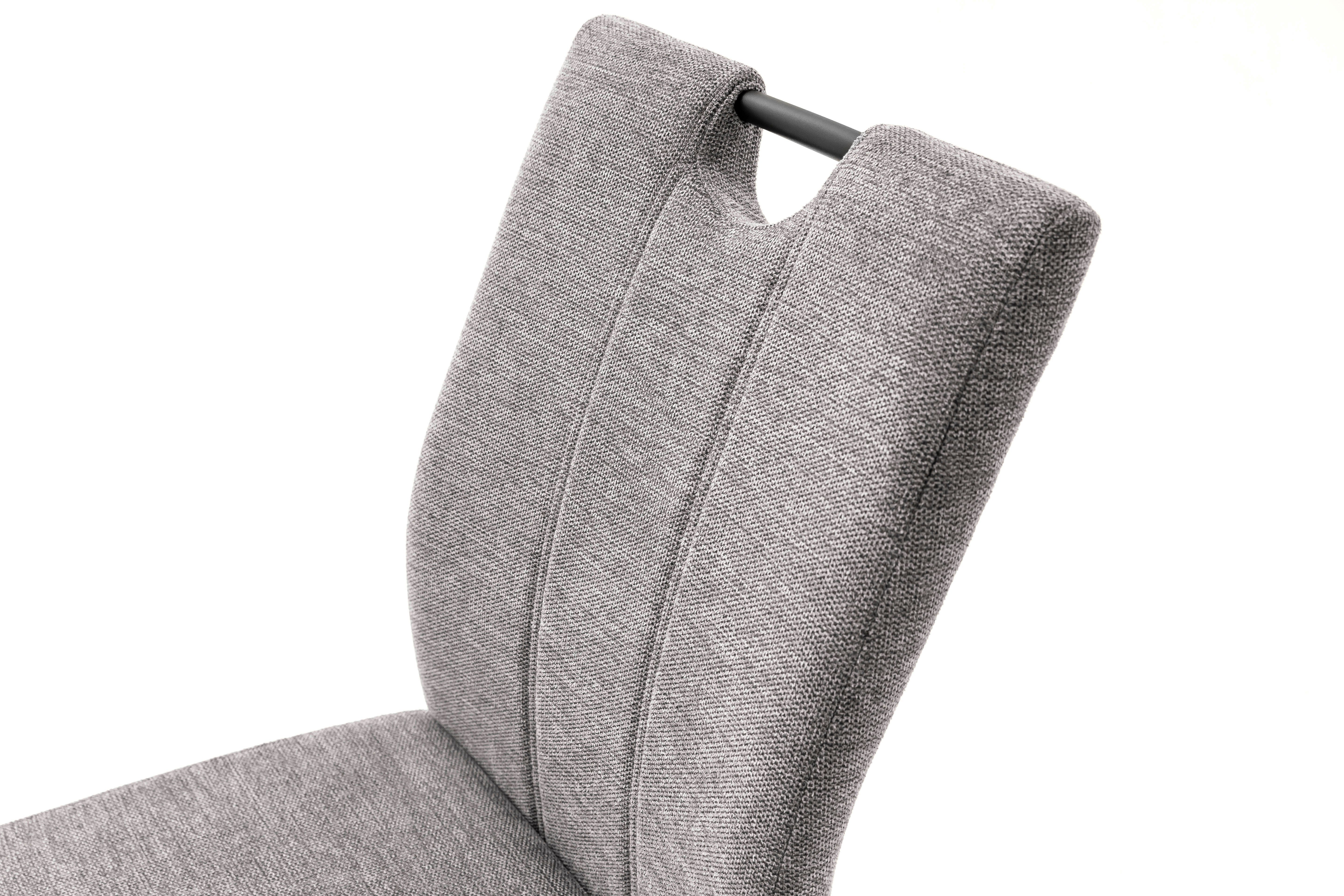 MCA furniture Eetkamerstoel AMERY (2-pack), pocketvering, belastbaarheid 150 kg, zithoogte ca. 49 cm
