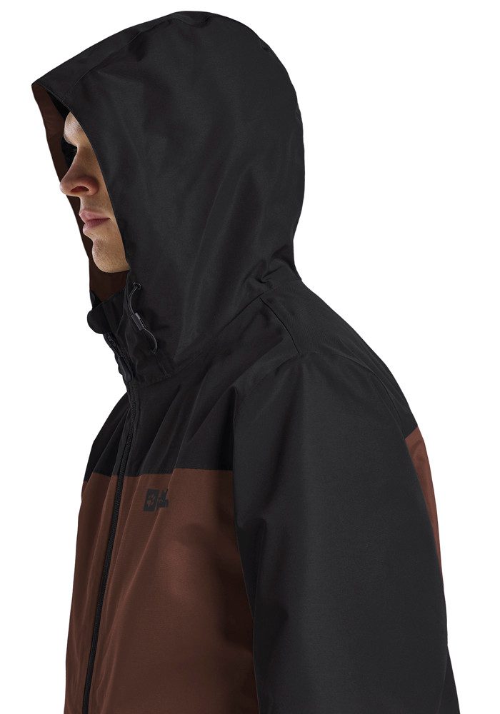 Jack Wolfskin Functioneel 3-in-1-jack MOONRISE 3IN1 JKT W met waterafstotende ritsen