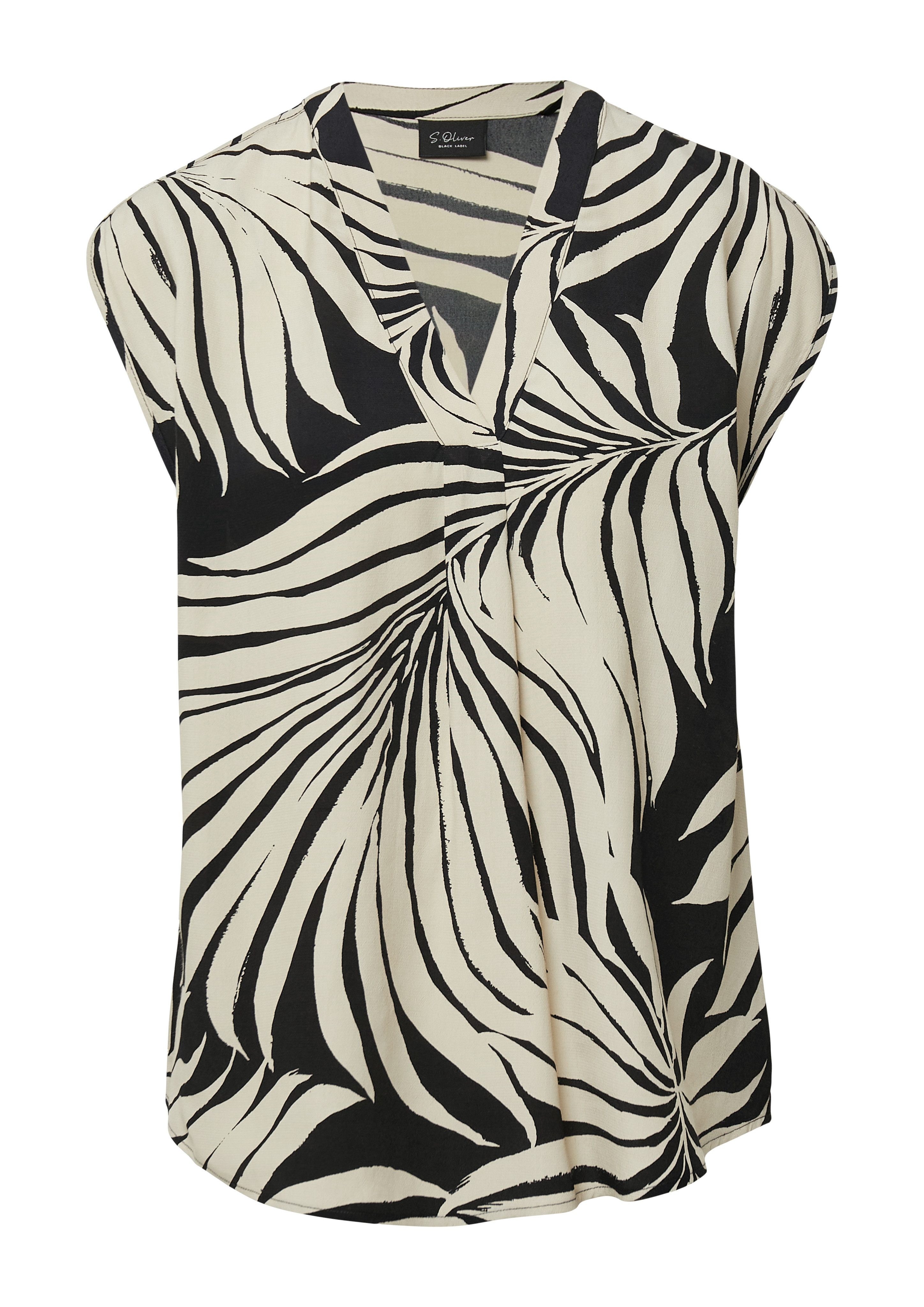 s.Oliver BLACK LABEL Blouse met korte mouwen