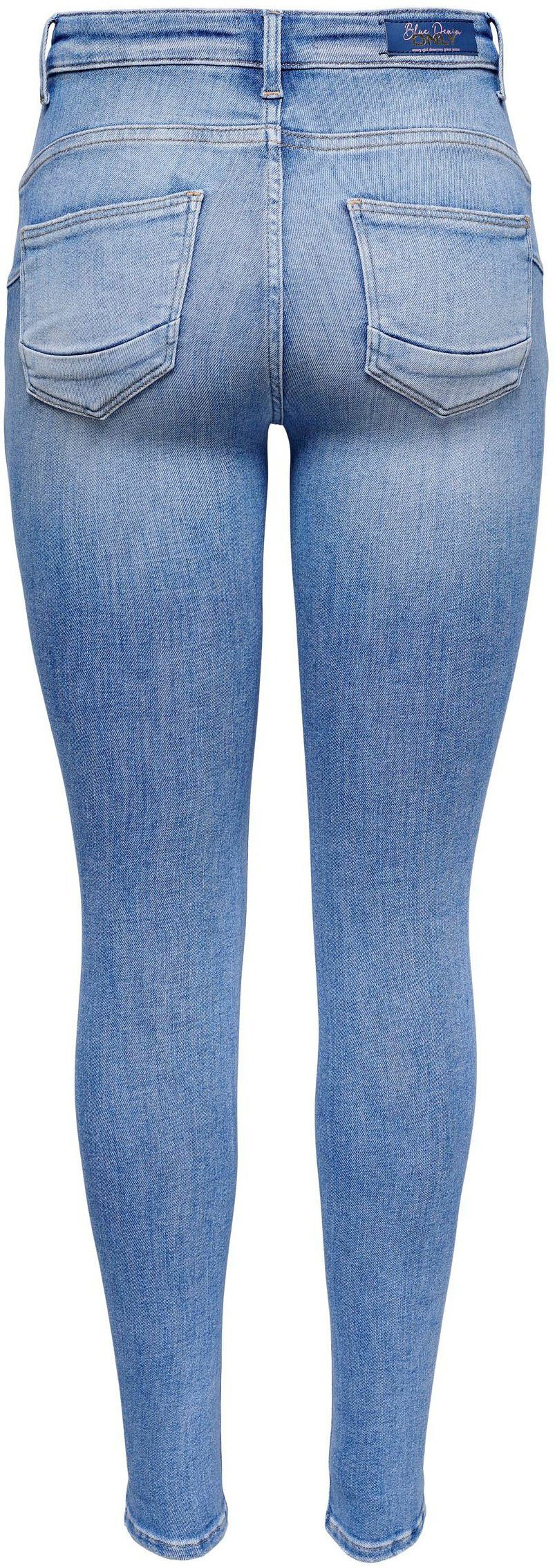 Only Skinny fit jeans ONLPOWER MID PUSH UP SK REA934