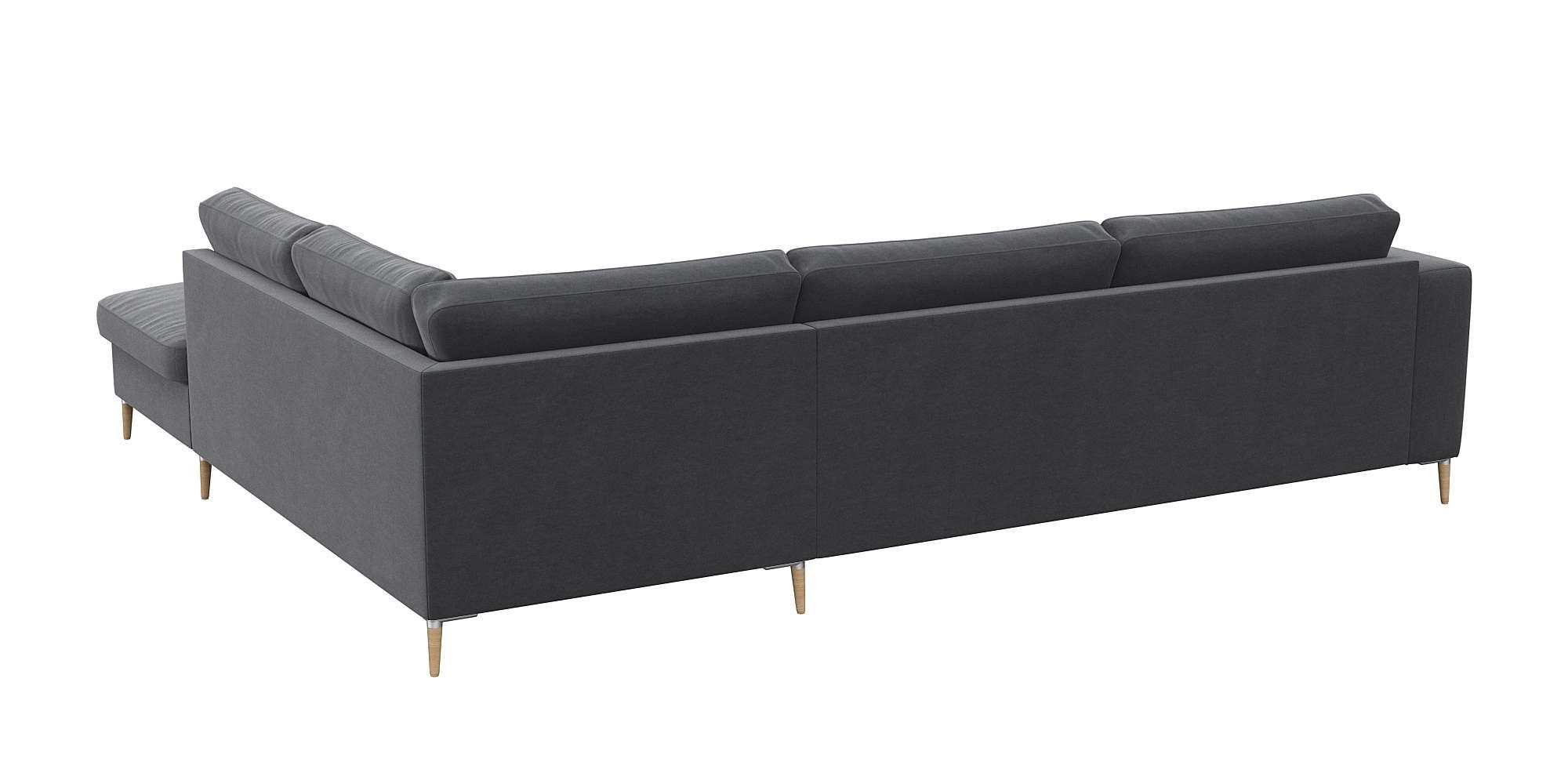 FLEXLUX Hoekbank Fiore, zitconstructie met hoogwaardig koudschuim voor meer zitcomfort