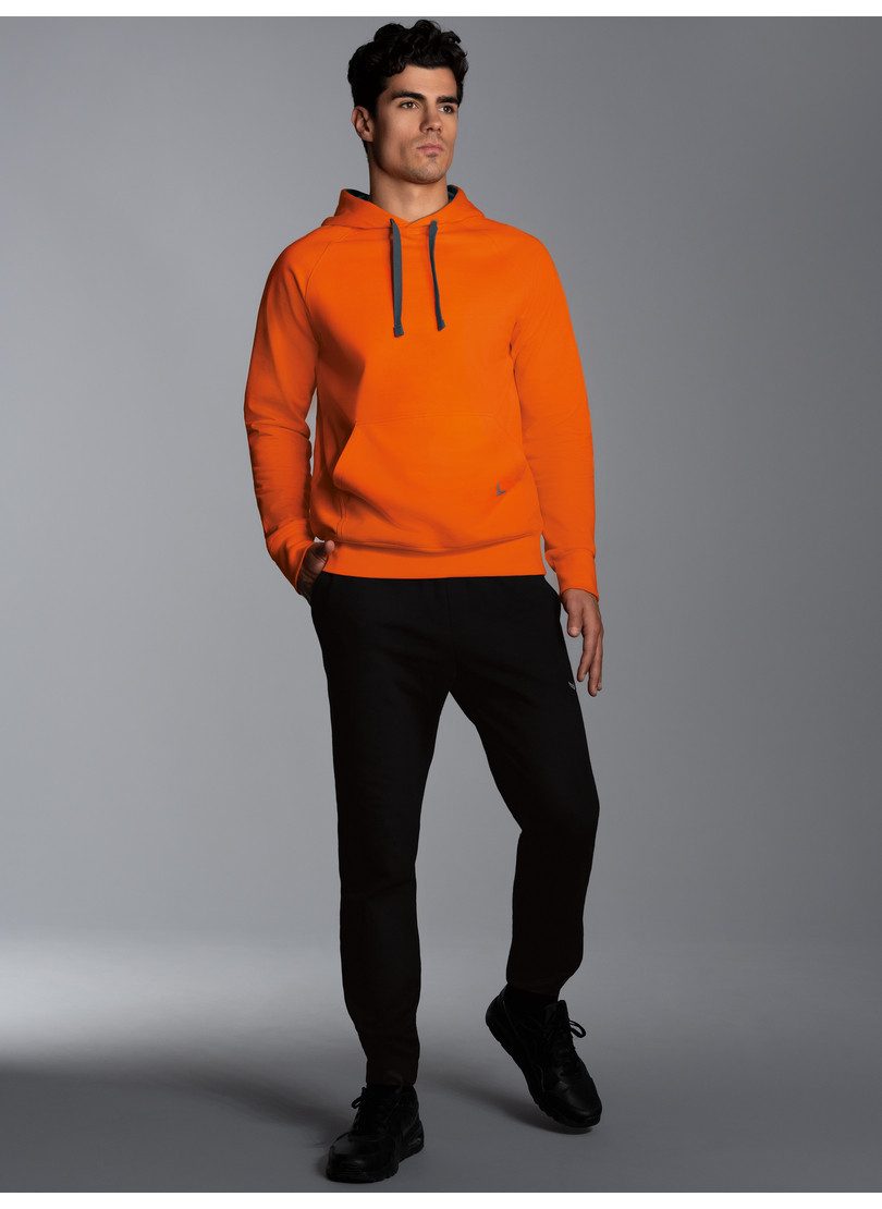 Trigema Joggingpak TRIGEMA joggingpak van biokatoen (1-delig) heren trainingspakken maat L oranje