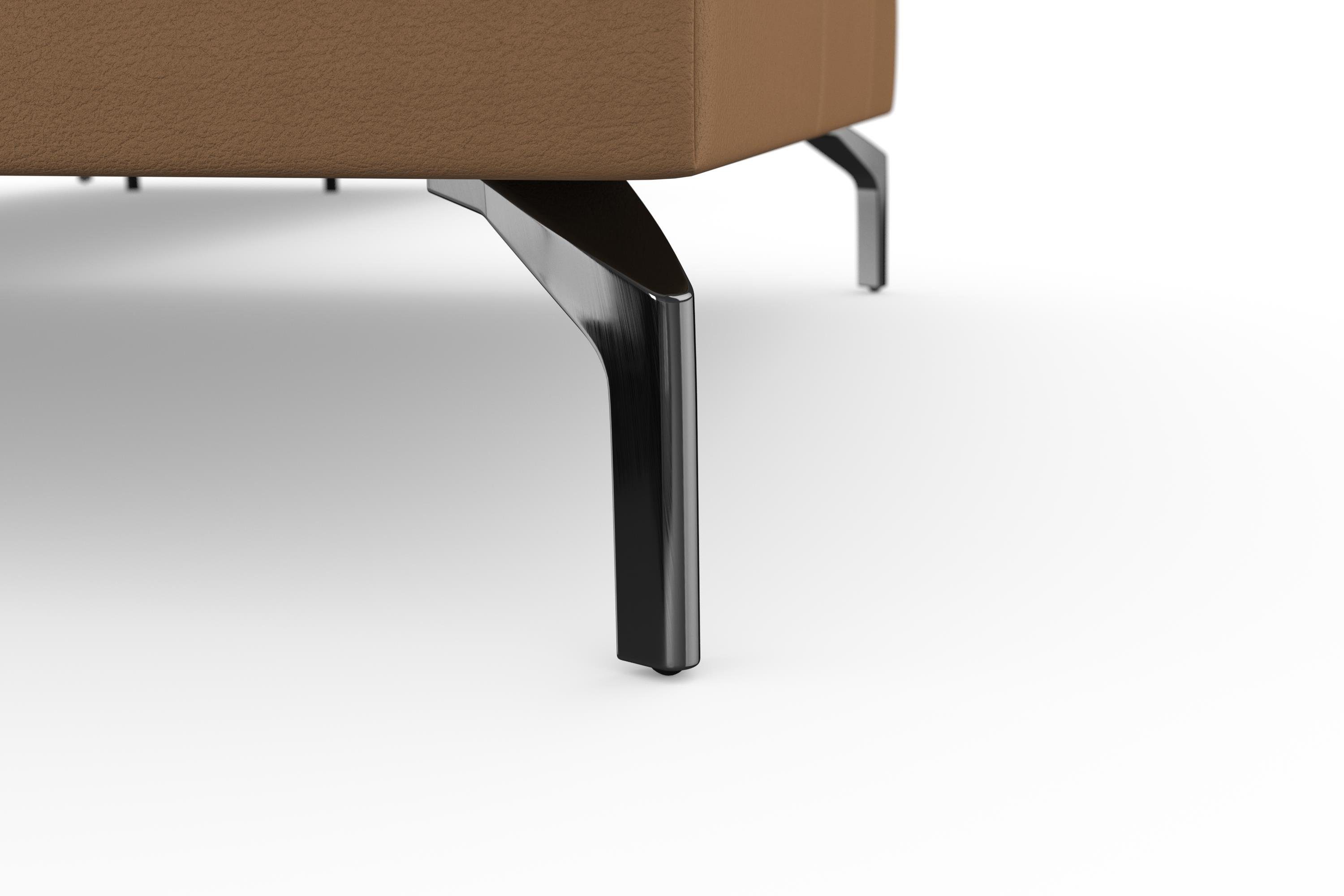 sit&more Hoekbank Bendigo L-vorm inclusief zitdiepteverstelling, bodemvrijheid 15 cm, 2 pootkleuren