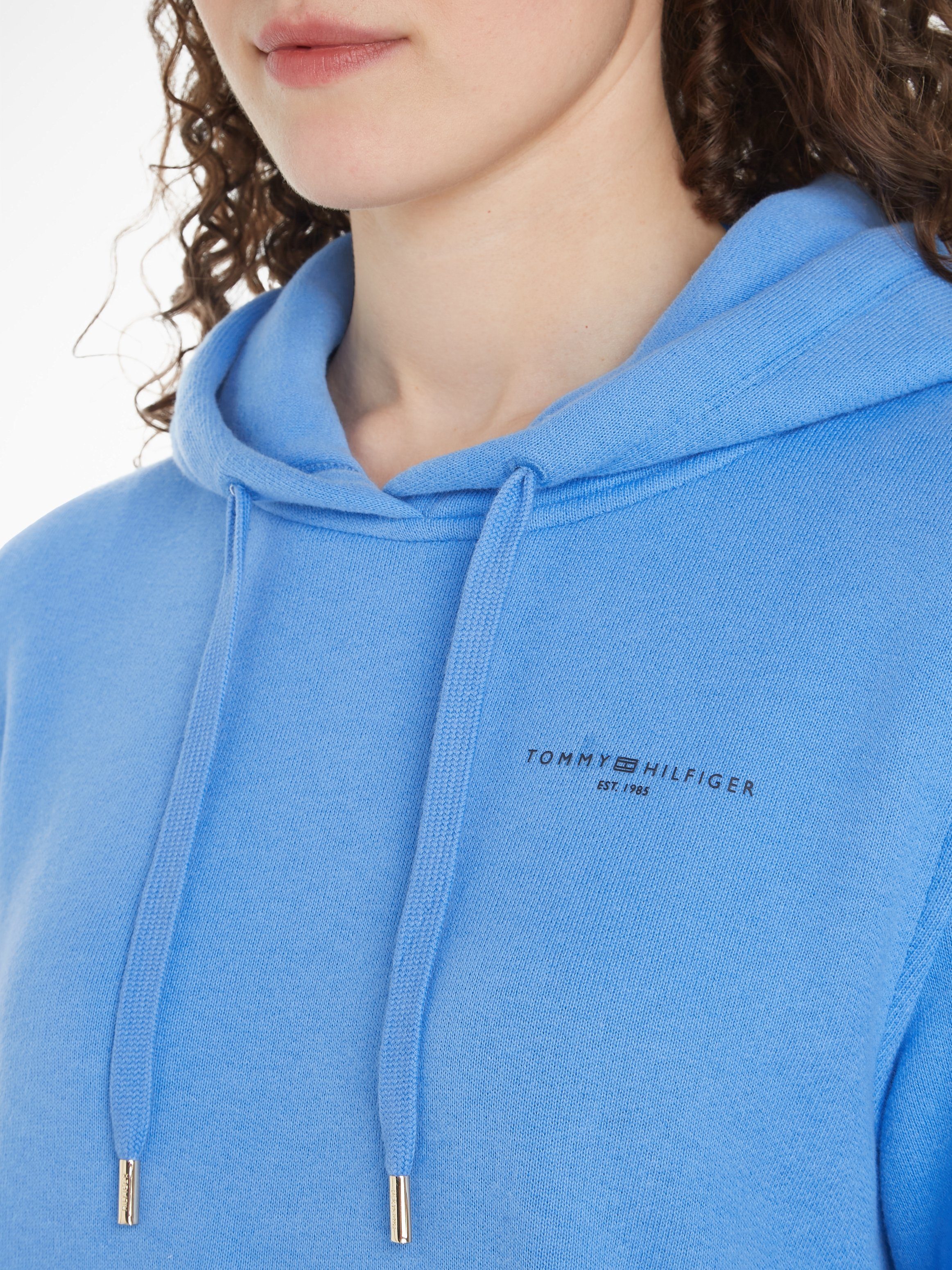 Tommy Hilfiger Hoodie 1985 RLX MINI CORP LOGO HOODIE met logo opschrift op borsthoogte