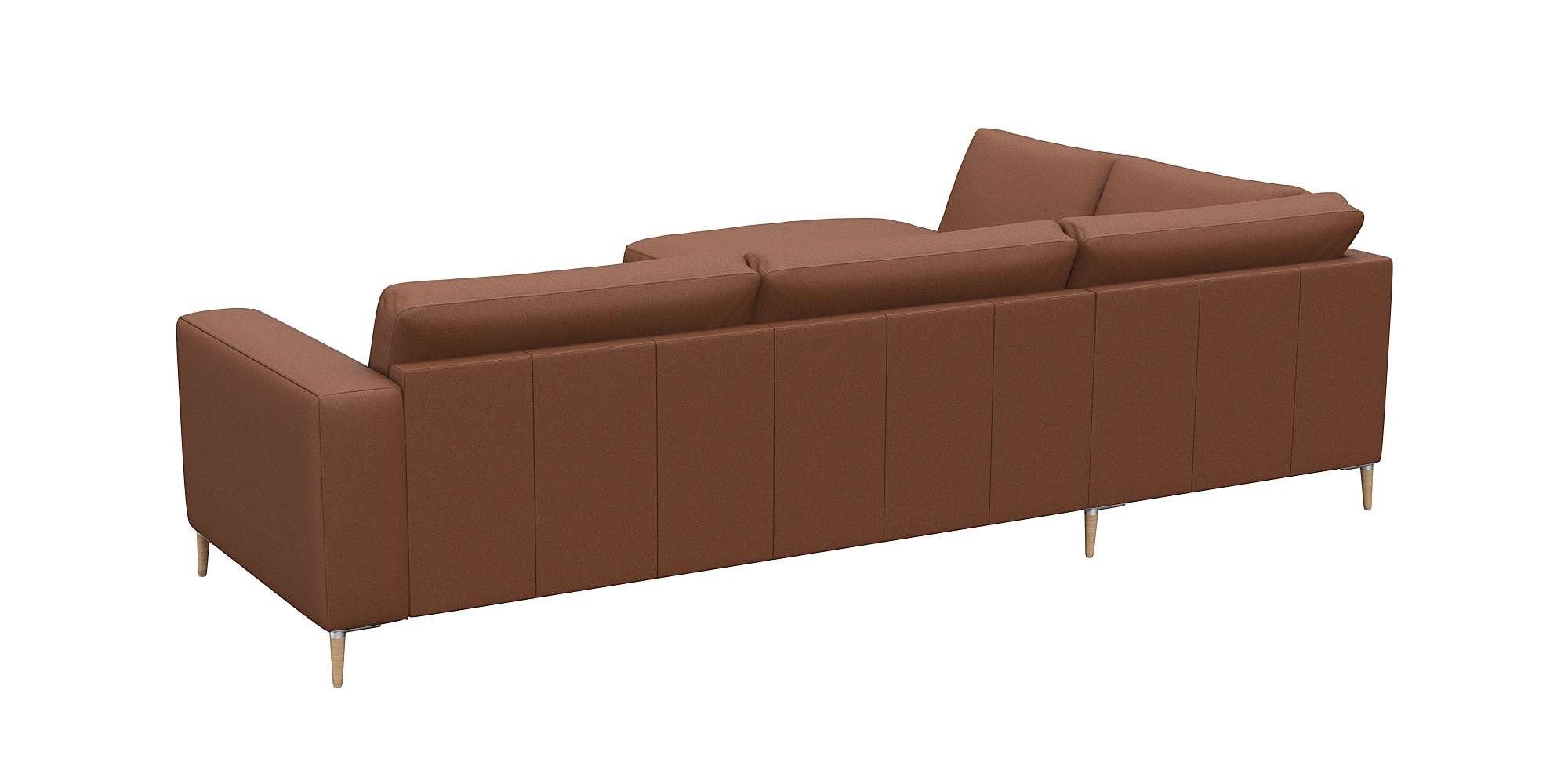 FLEXLUX Hoekbank Fiore, zitconstructie met hoogwaardig koudschuim voor meer zitcomfort
