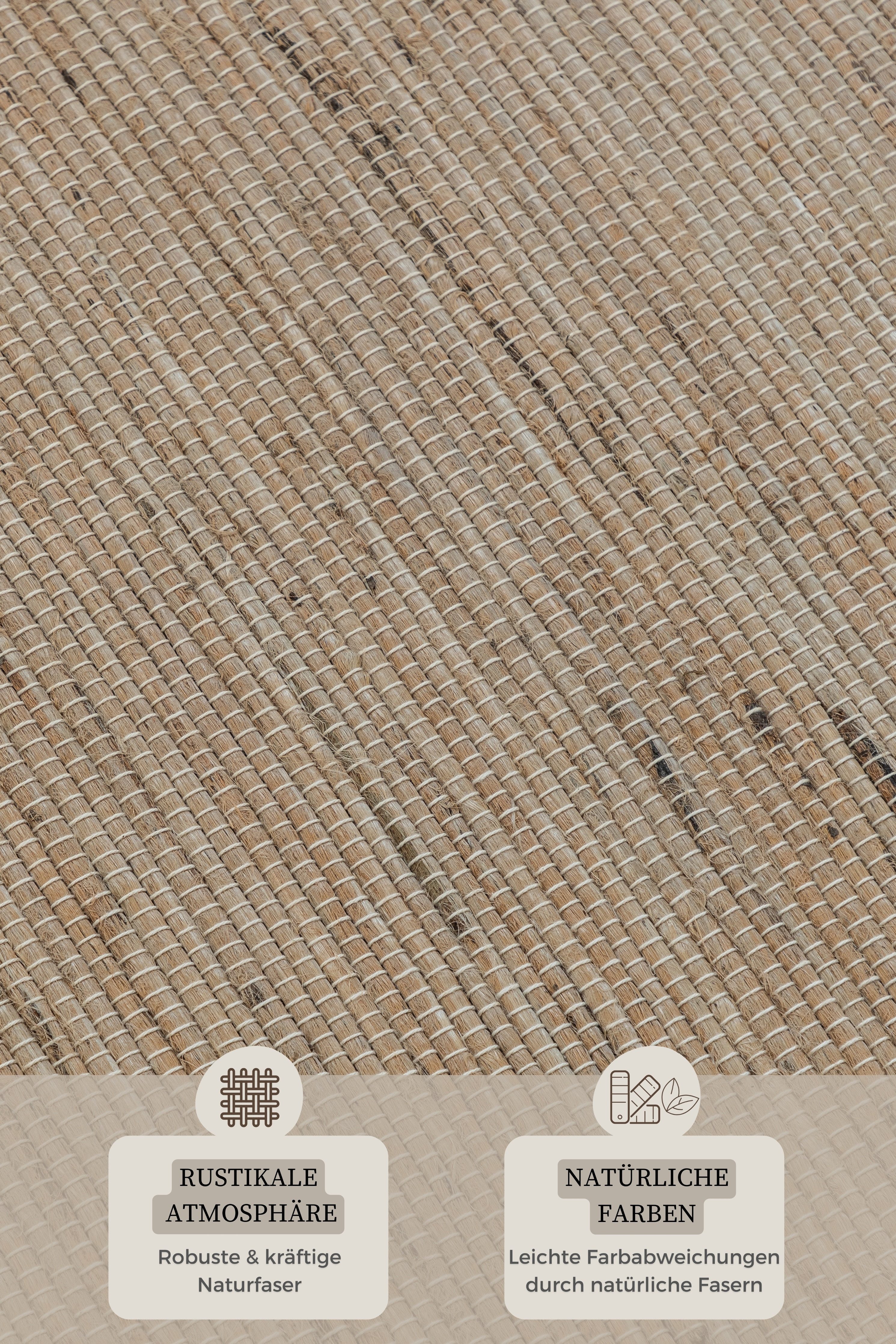 HANSE Home Vloerkleed Dhaka jute tapijt