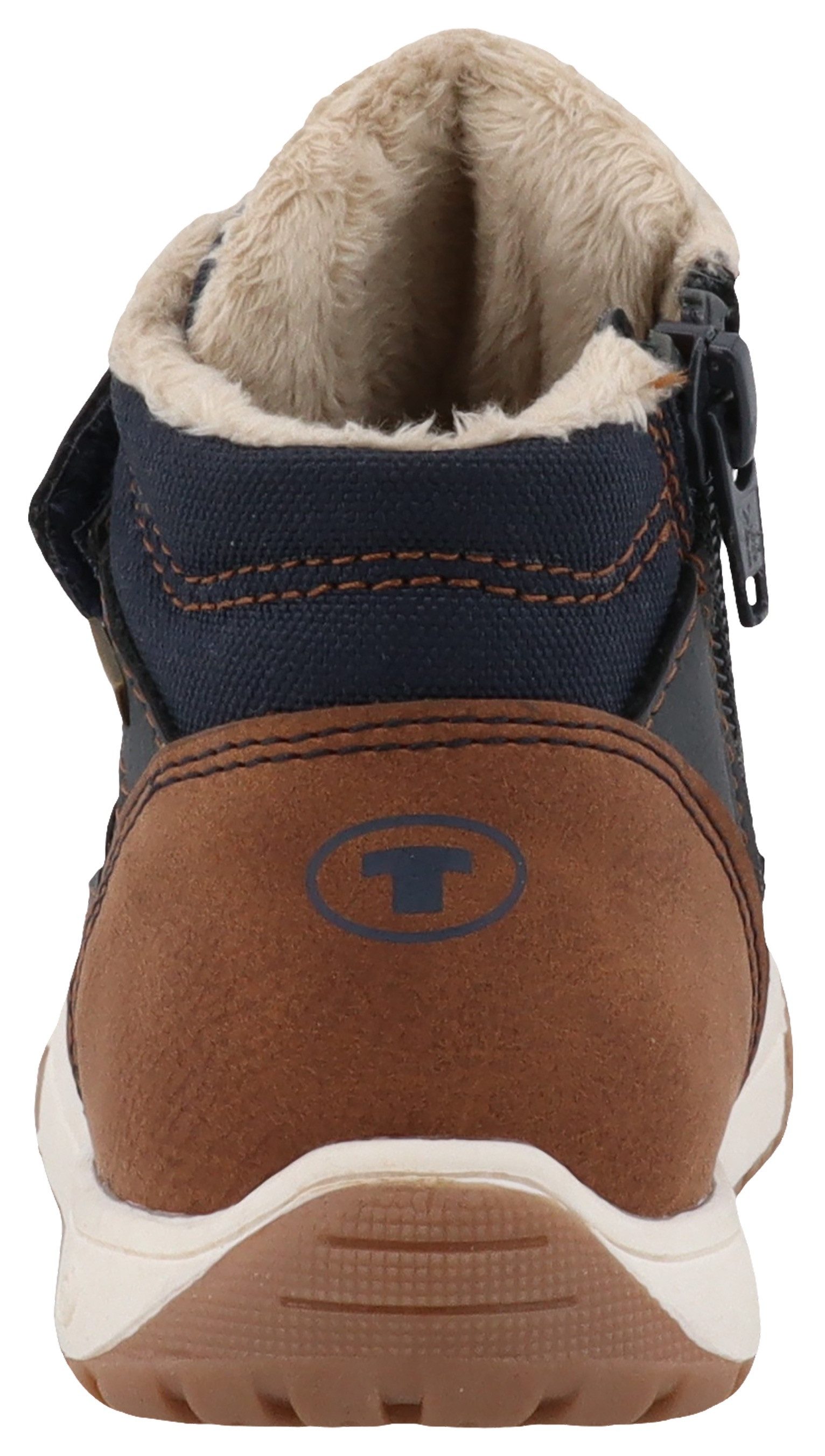 Tom Tailor Winterlaarzen , klittenbandschoen, high-top sneaker, outdoorschoen met contraststiksels