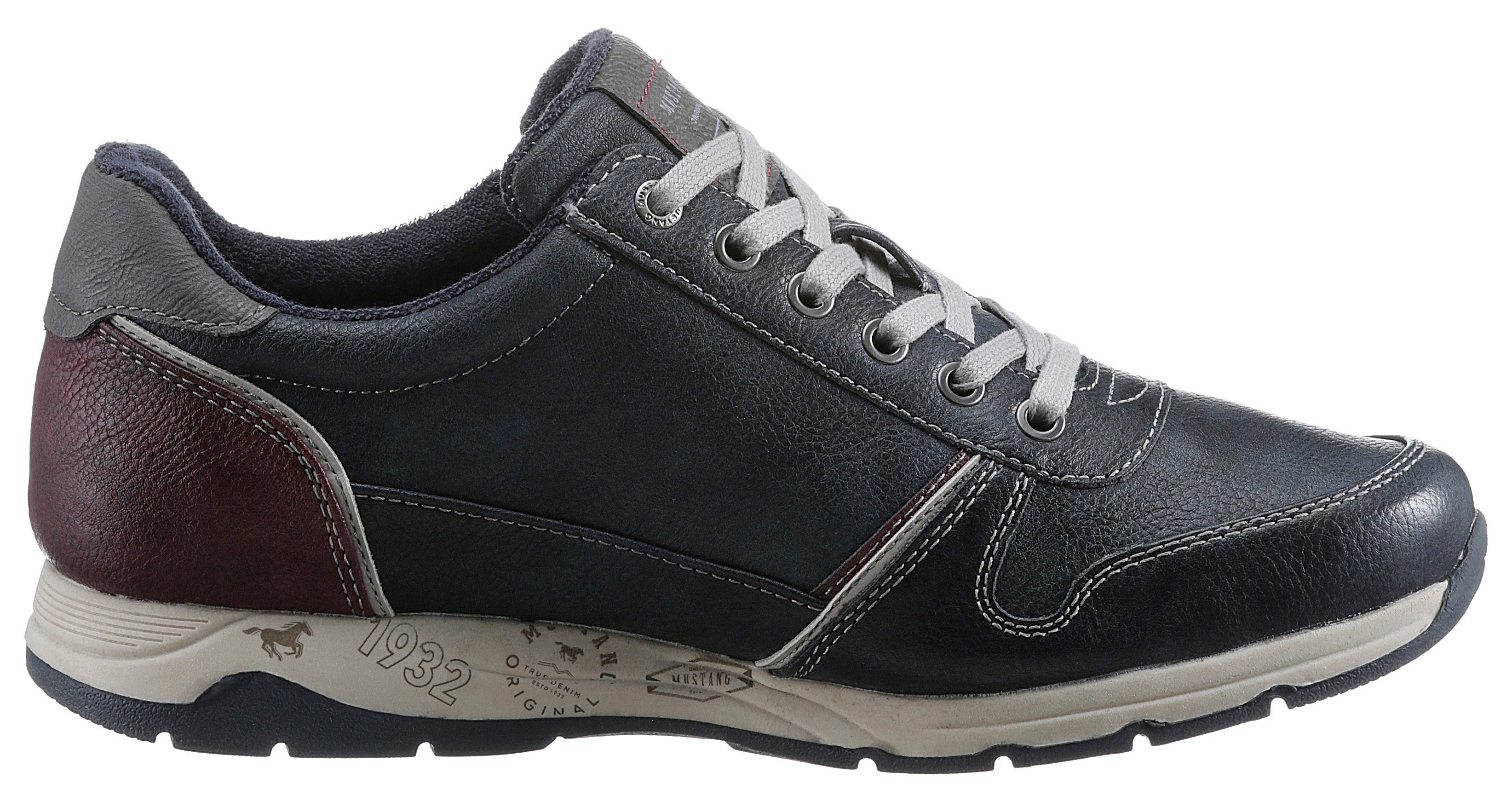 Mustang Shoes Sneakers met rits, vrijetijdsschoen, lage schoen, veterschoen