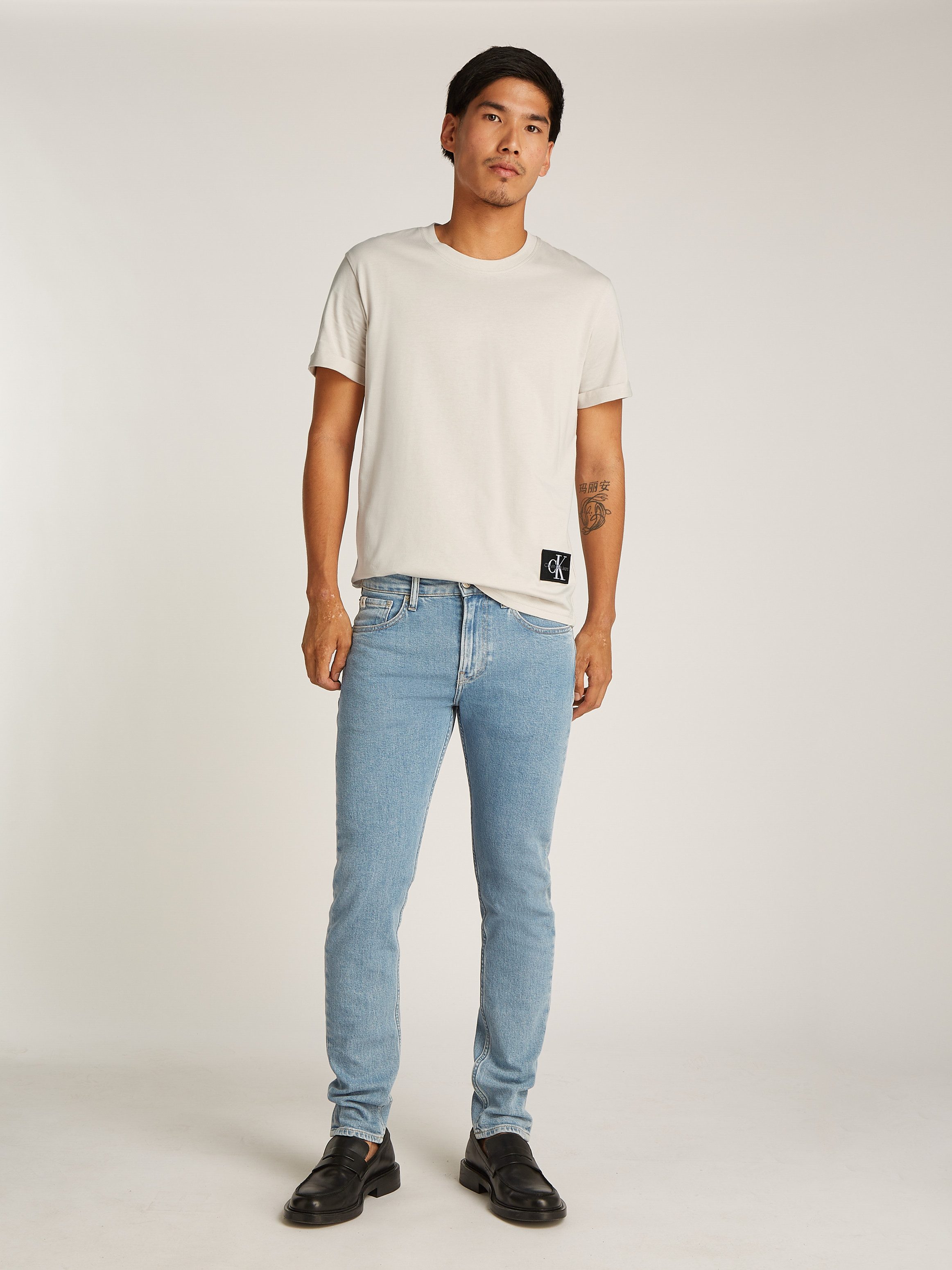 Calvin Klein T-shirt BADGE TURN UP SLEEVE