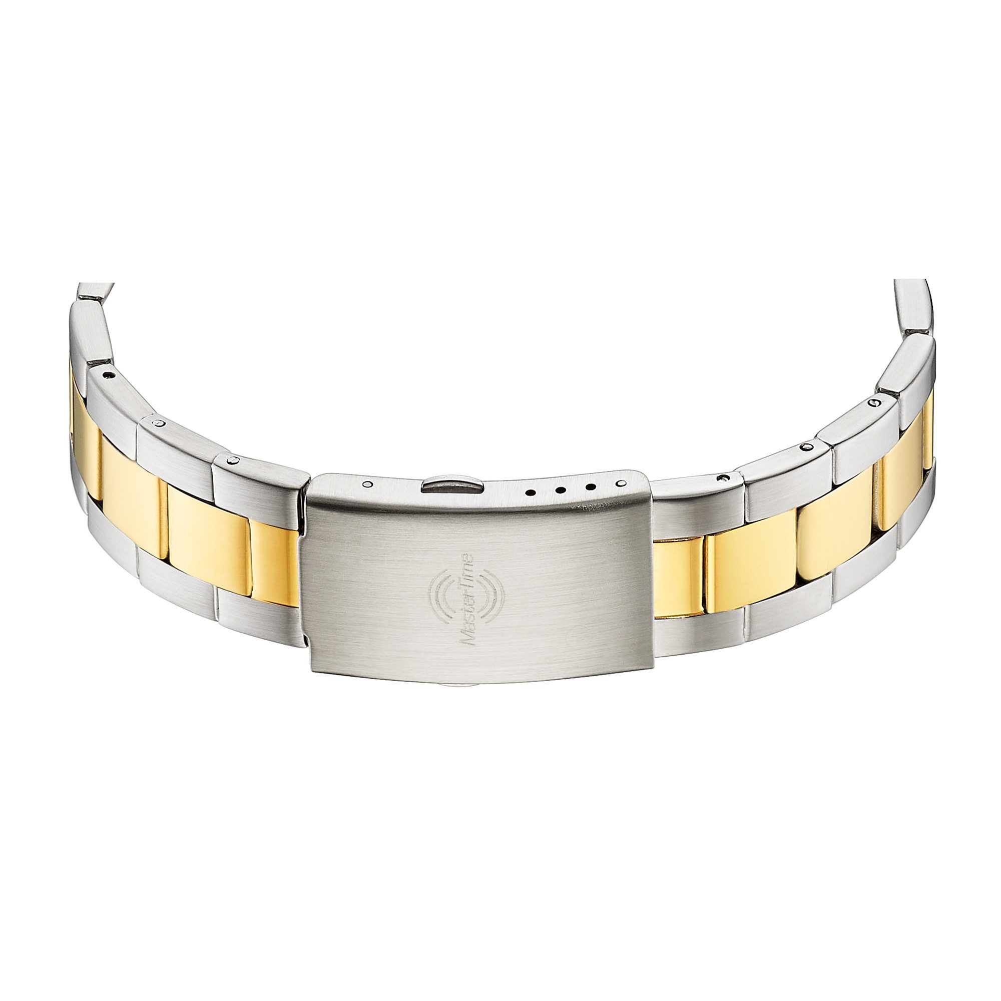 MASTER TIME Radiografisch horloge Basic Quartz horloge, polshorloge, herenhorloge, roestvrijstalen band, analoog, digitaal