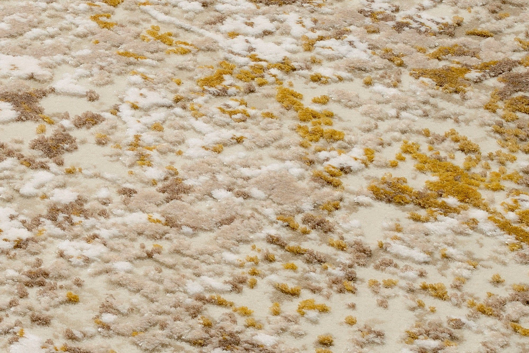 OCI DIE TEPPICHMARKE Vloerkleed BESTSELLER CAVA Glans viscose, met franje, reliëfstructuur, vintage, woonkamer