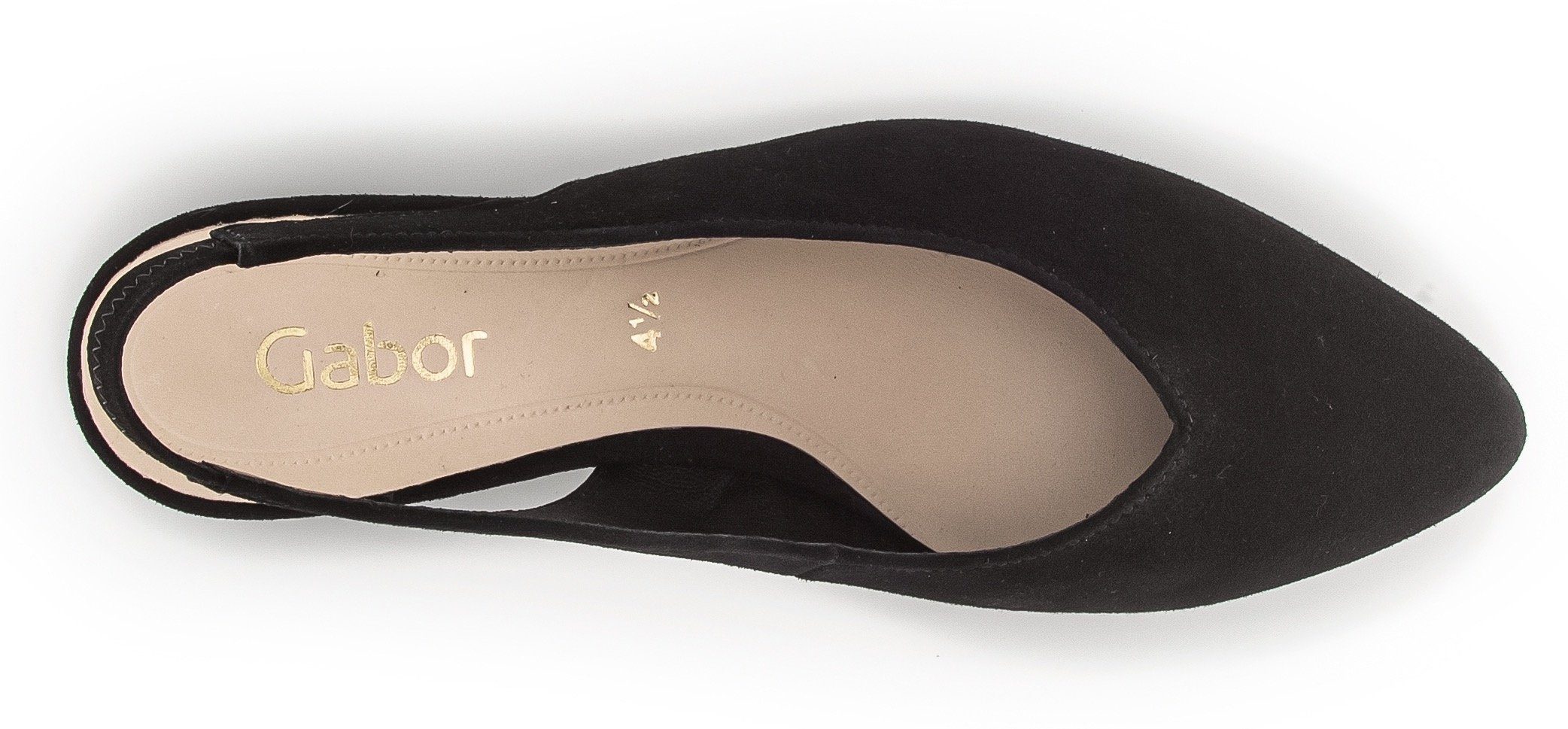 Gabor Slingback pumps , blokhak, avondschoen, zomerschoen met elastische band