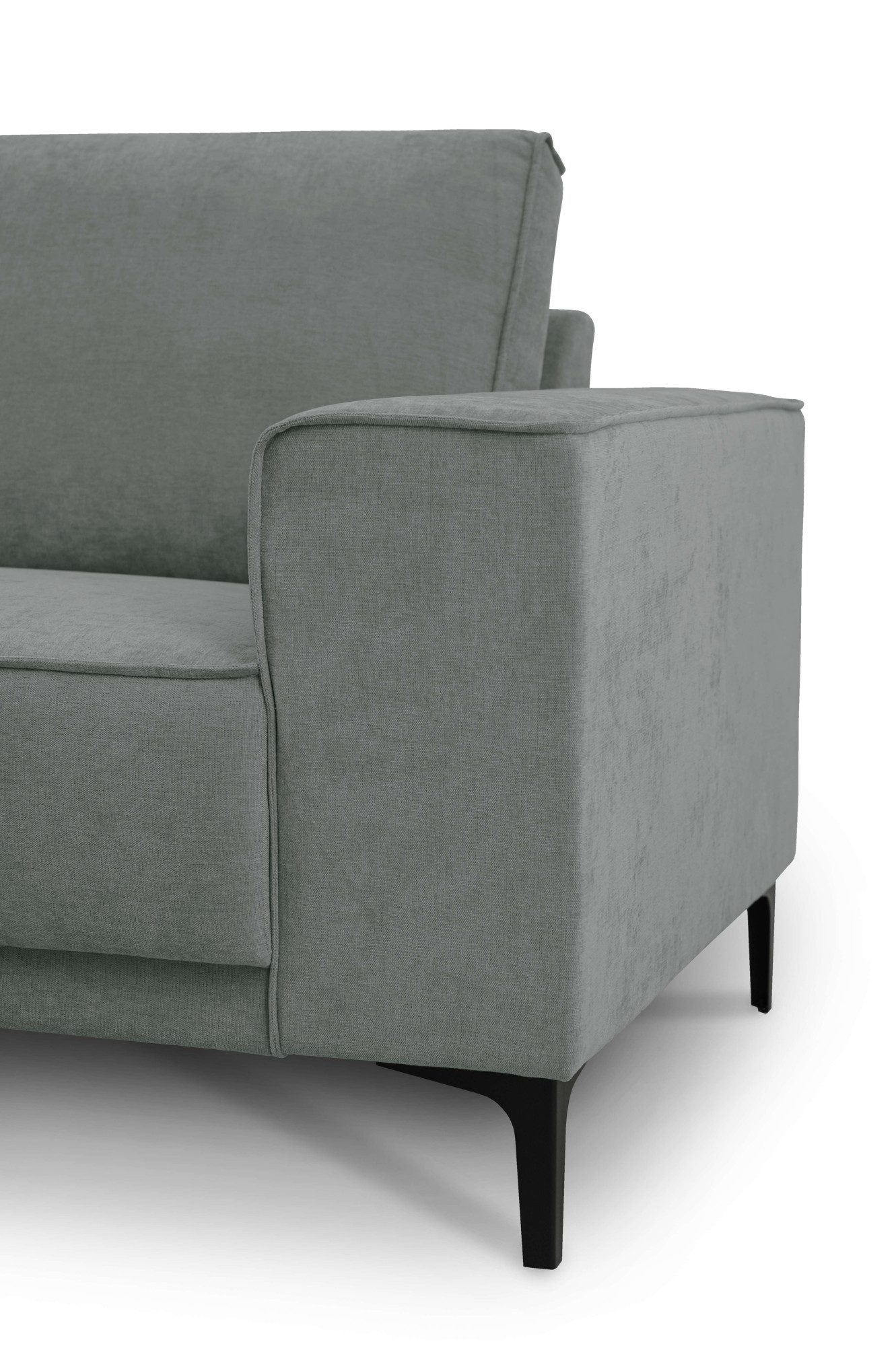 Places of Style Hoekbank Oland, structuur, platweefsel, luxe microvezel, bouclé