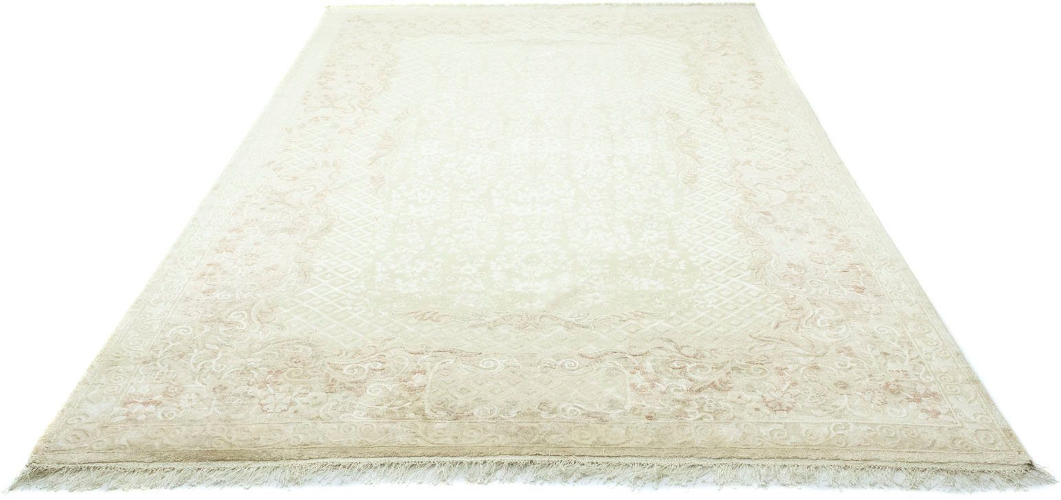 morgenland vloerkleed design-vloerkleed met de hand geknoopt beige beige