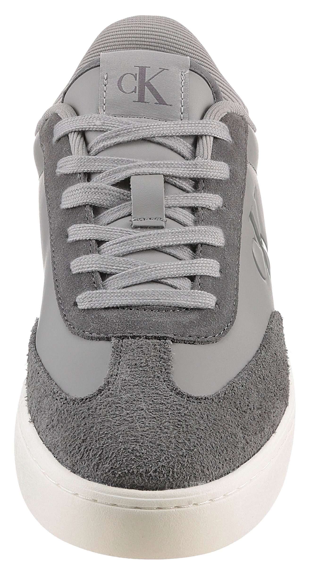 Calvin Klein Sneakers CLASSIC CUPLOW LACEUP LTH FAD basket sneakers, veterschoen, vrijetijdsschoen met zachte schaprand