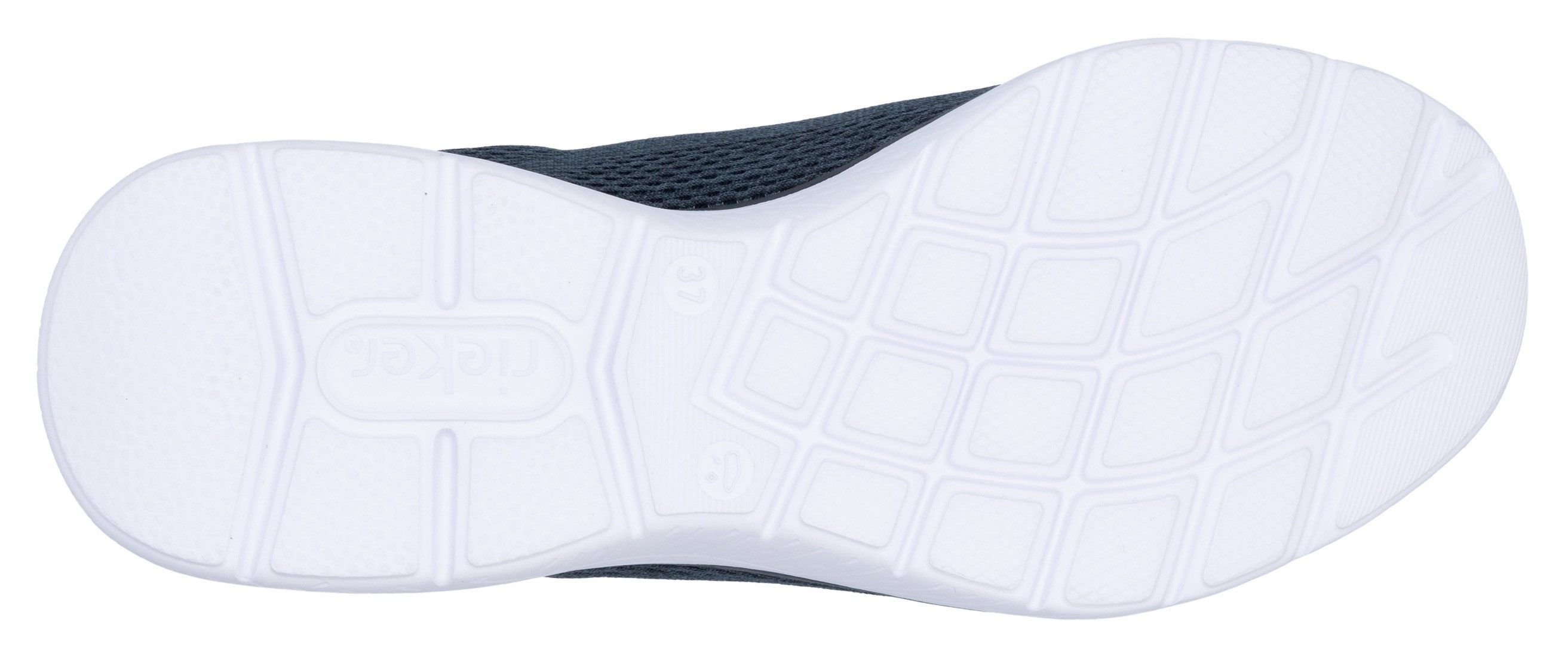RIEKER Sport Slip-on sneakers , instapschoen, lage schoen, vrijetijdssneaker met memosoft-uitrusting