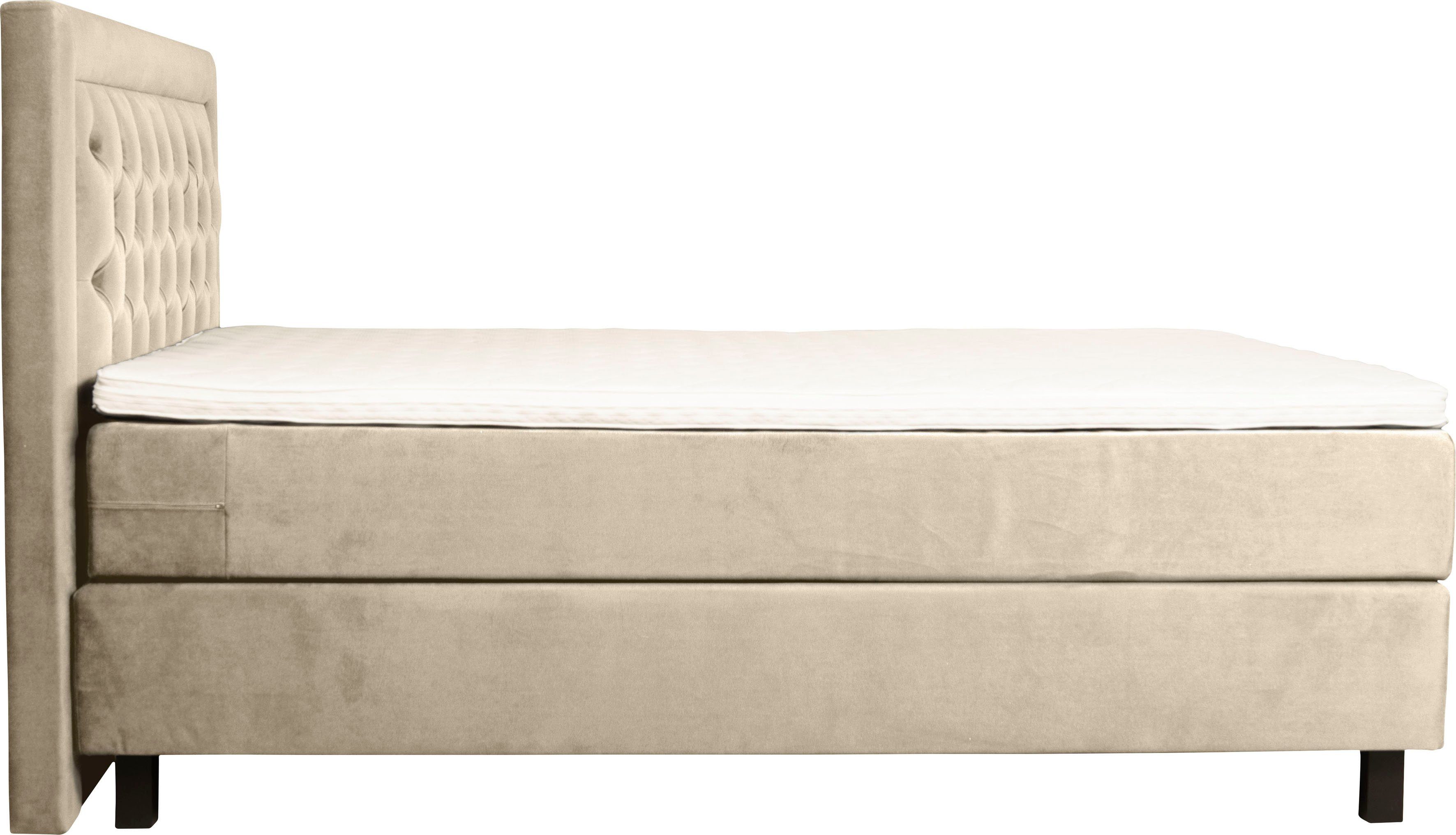 Leonique Boxspring JEANNE incl. topmatras met pocketveringsmatras