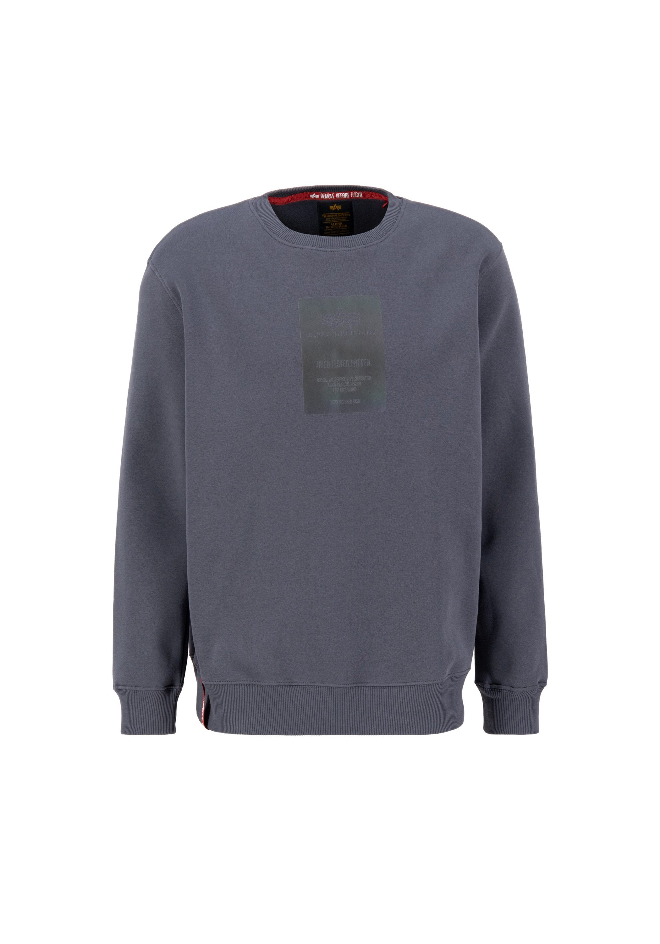 Alpha Industries Sweater Men Sweatshirts Rainbow Refl. Label Sweater