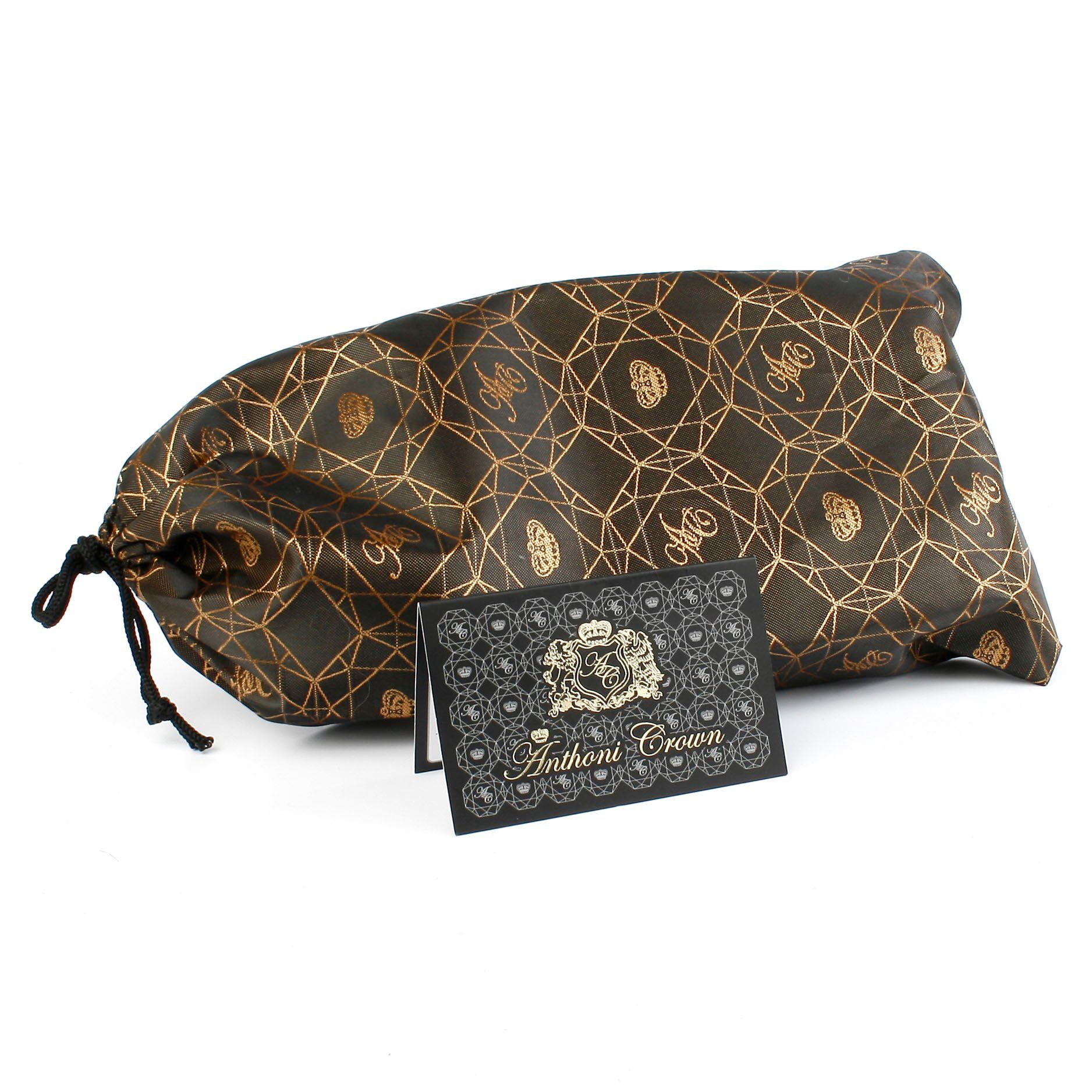 Anthoni Crown Leren riem Leren riem met automatische gesp in trendy cognackleur