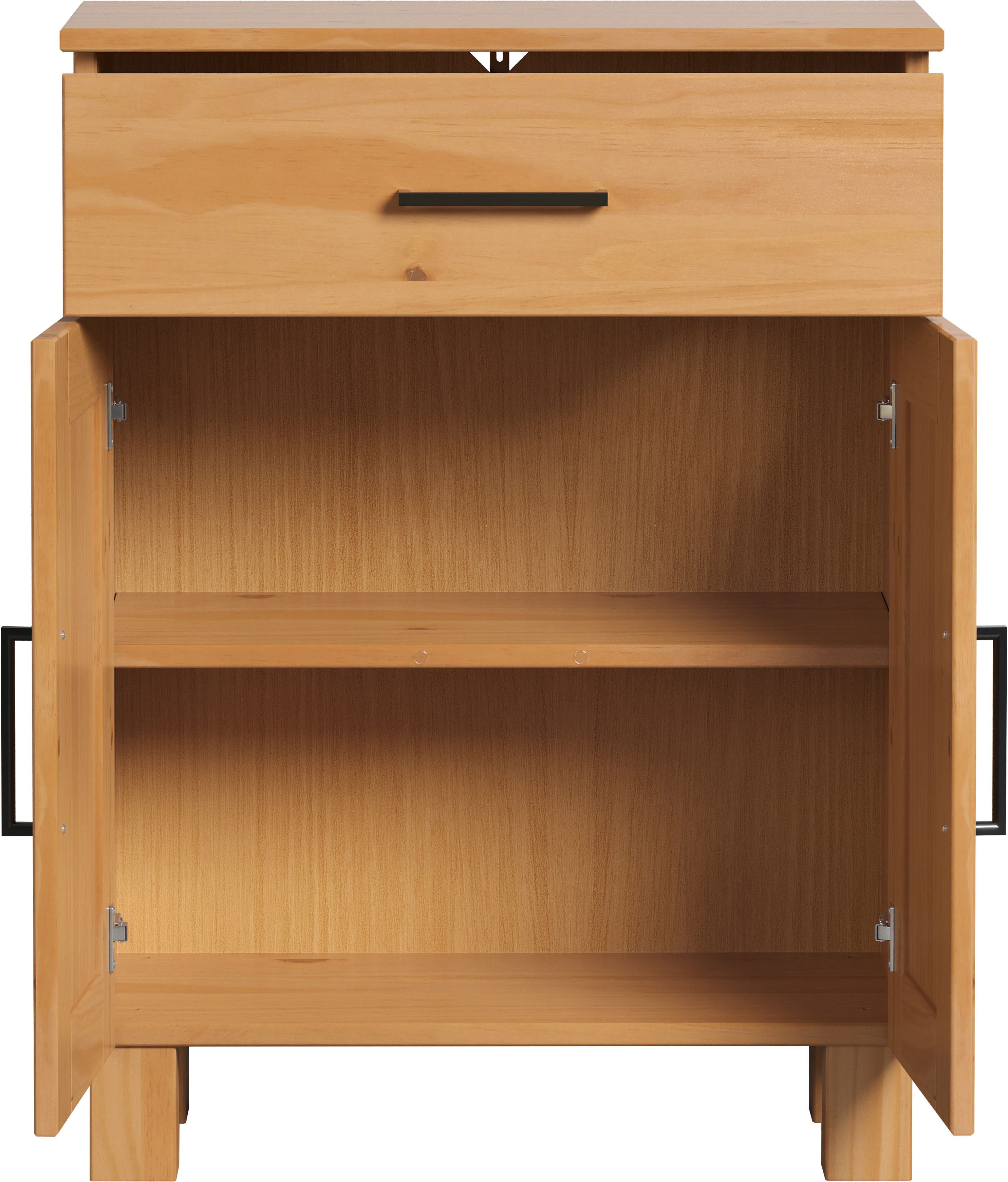 welltime Onderkast Ulea Badkommode van massief hout met brede lade - (B/D/H) 60/30/80 cm (1 stuk)
