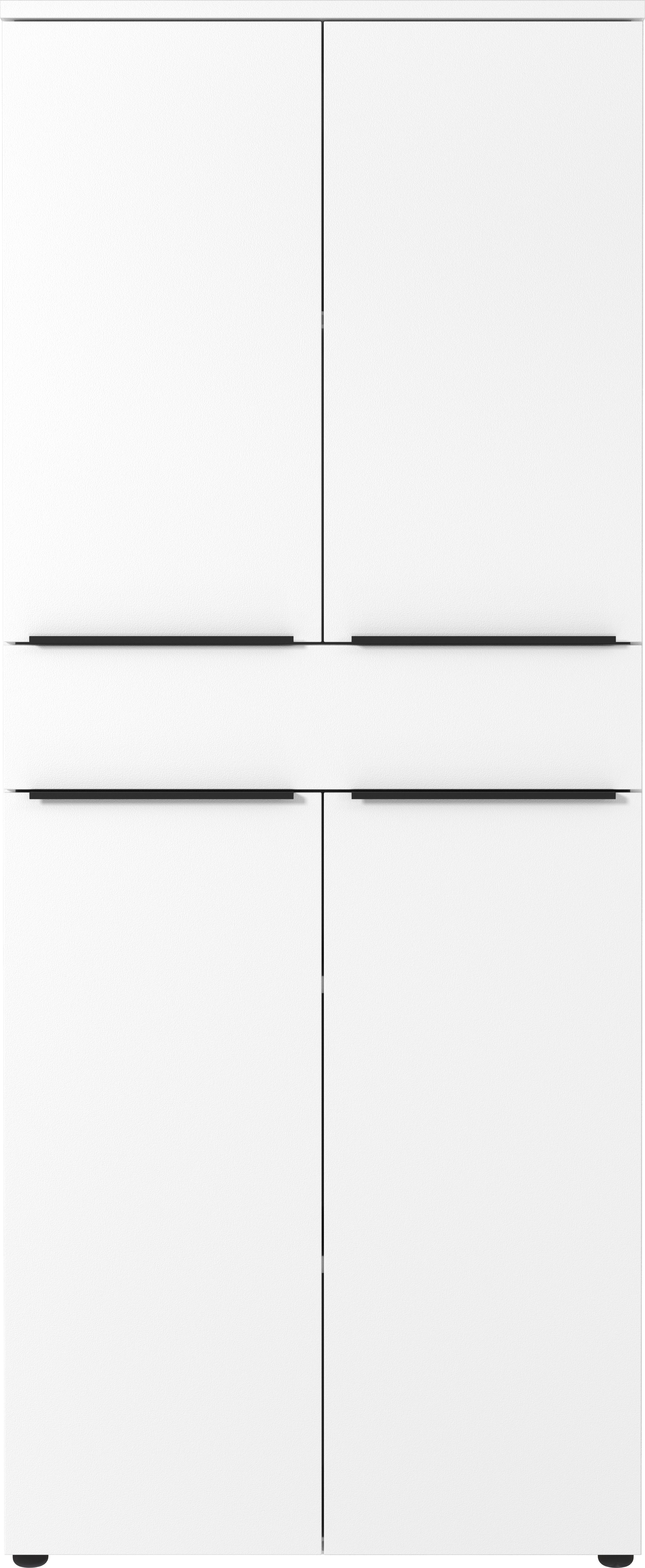GERMANIA Archiefkast Milaan optioneel met lade, deurdemper, breedte 80 cm, made in germany bijzetkastjes wit
