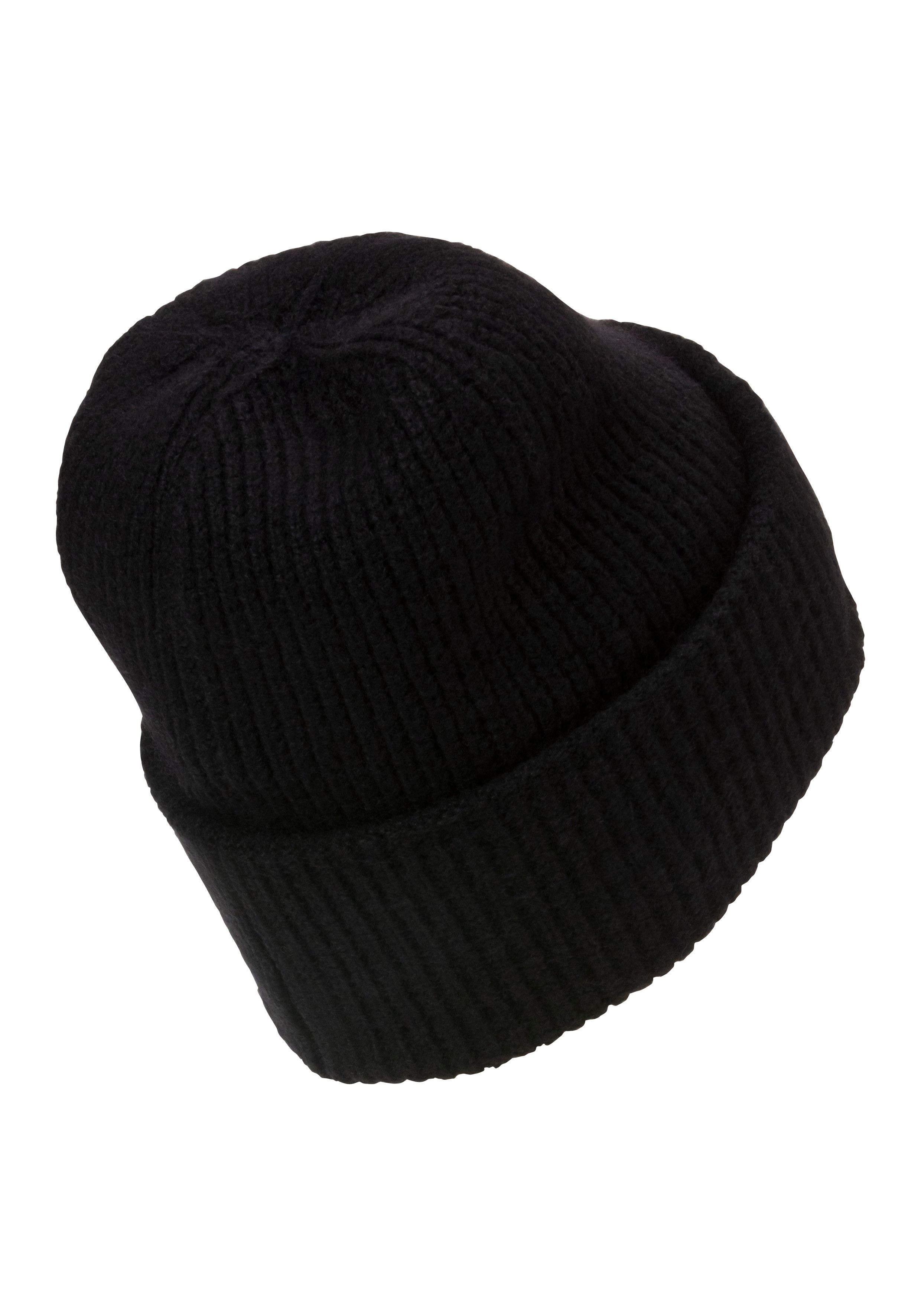 HUGO Beanie Socialy_Hat met geborduurd logo