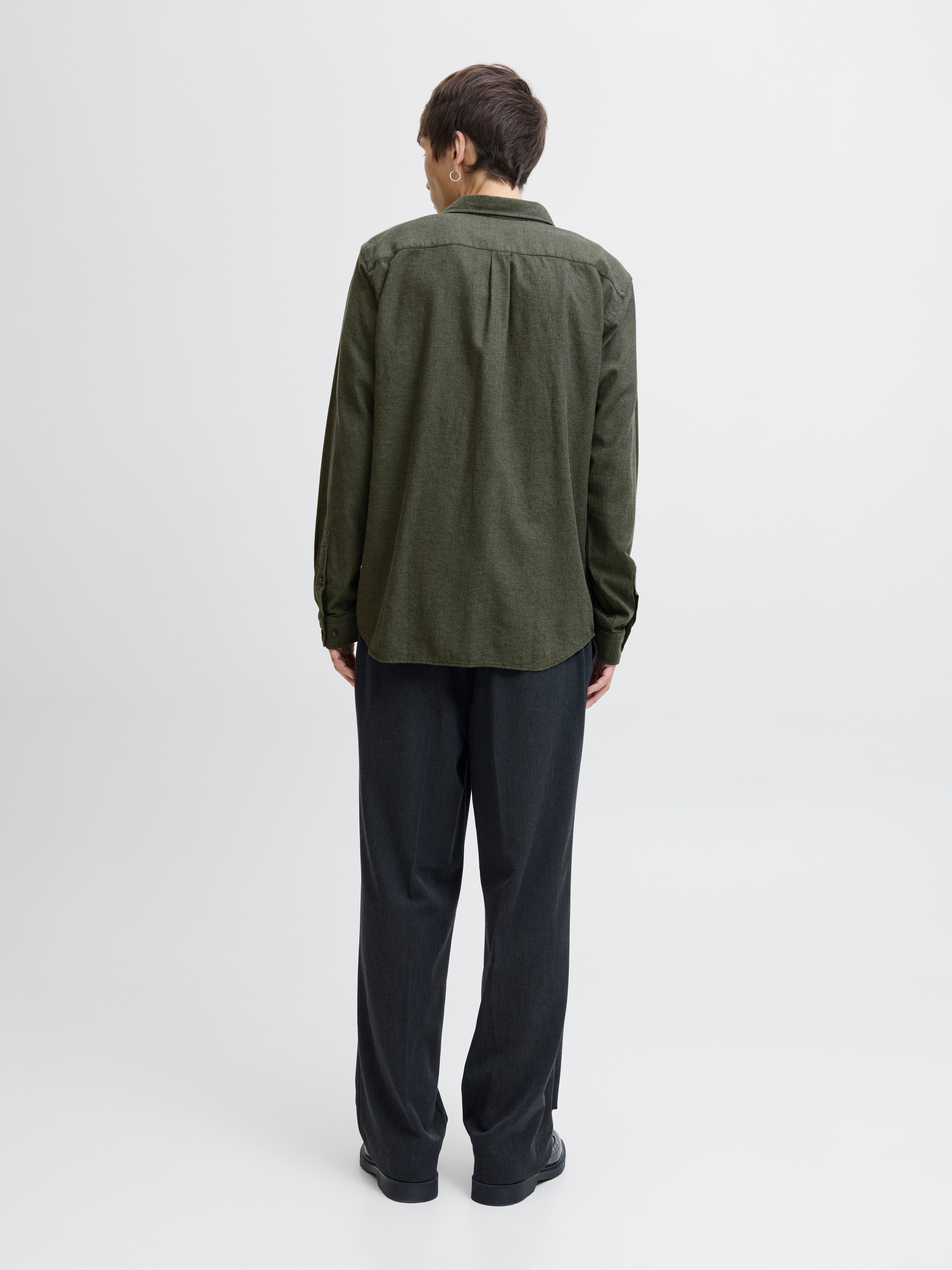 Jack & Jones Overhemd met lange mouwen JJECLASSIC MELANGE SHIRT L/S NOOS