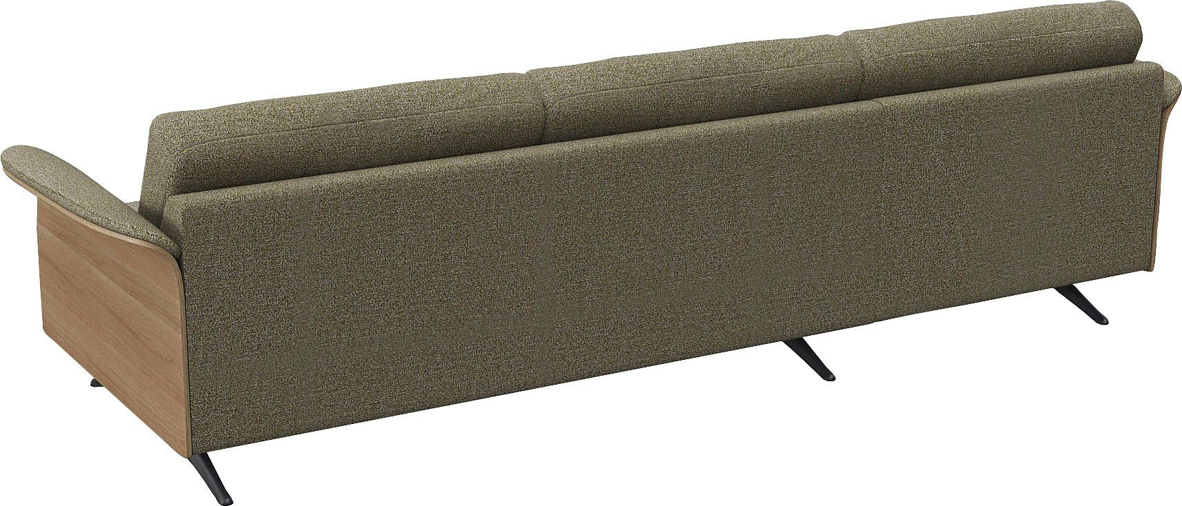 FLEXLUX Hoekbank Glow, super comfortabel door hoogwaardige zitconstructie met binnenvering, L-vorm