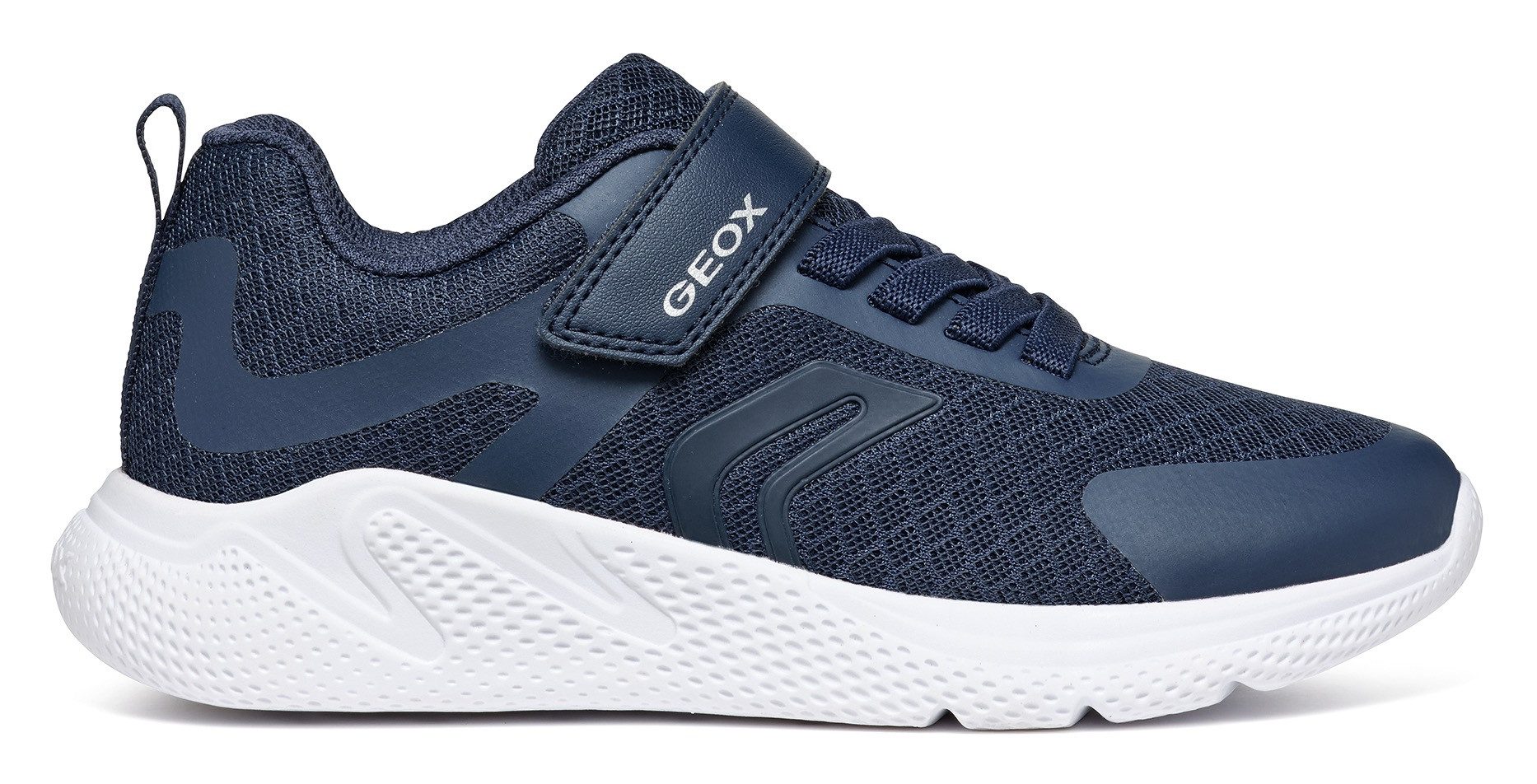Geox Sneakers J SPRINTYE BOY , slip-on sneaker, klittenbandschoen, vrijetijdsschoen in casual look