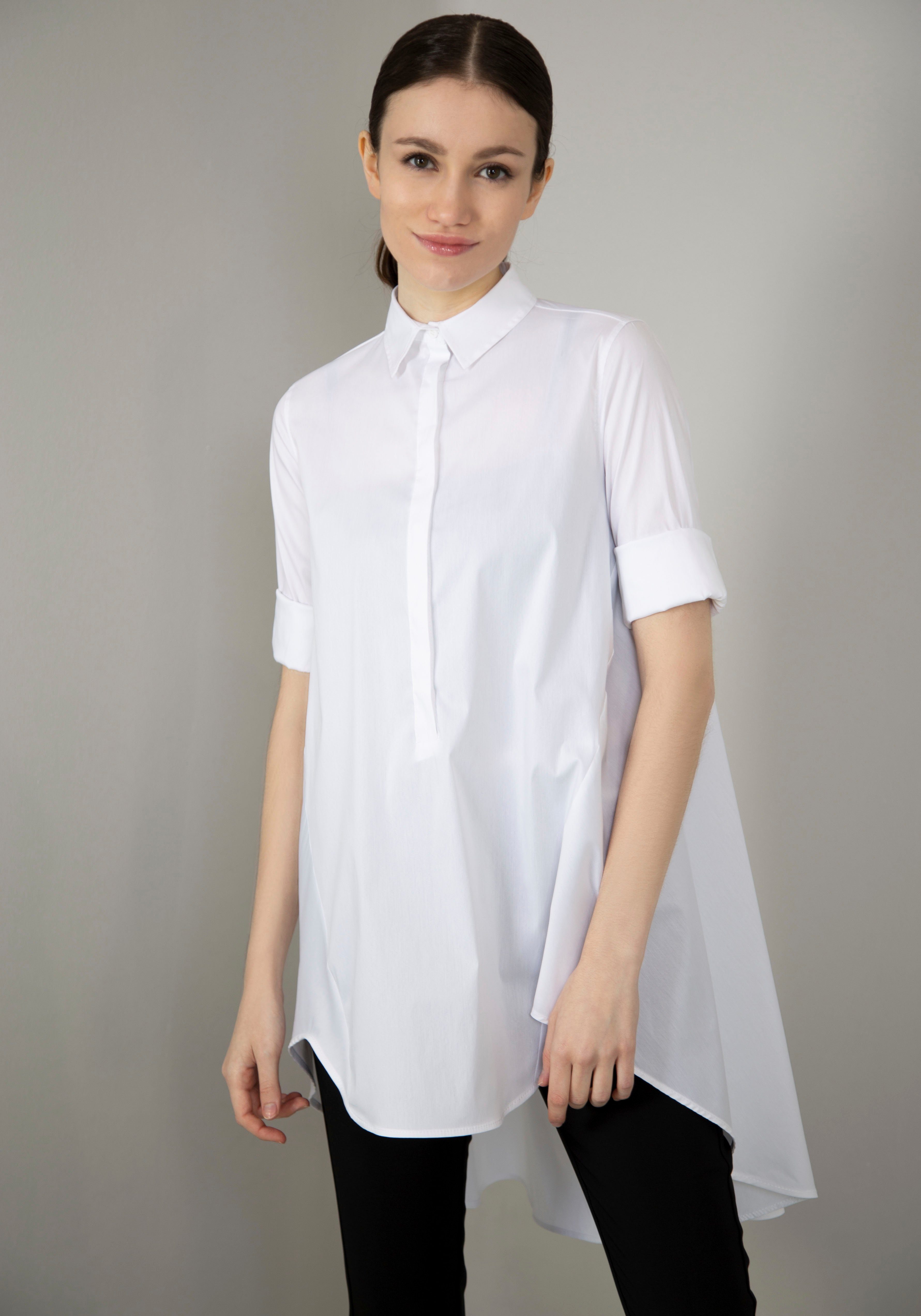 IMPERIAL Lange blouse IMP-C ED3ABF klokkend, lang model