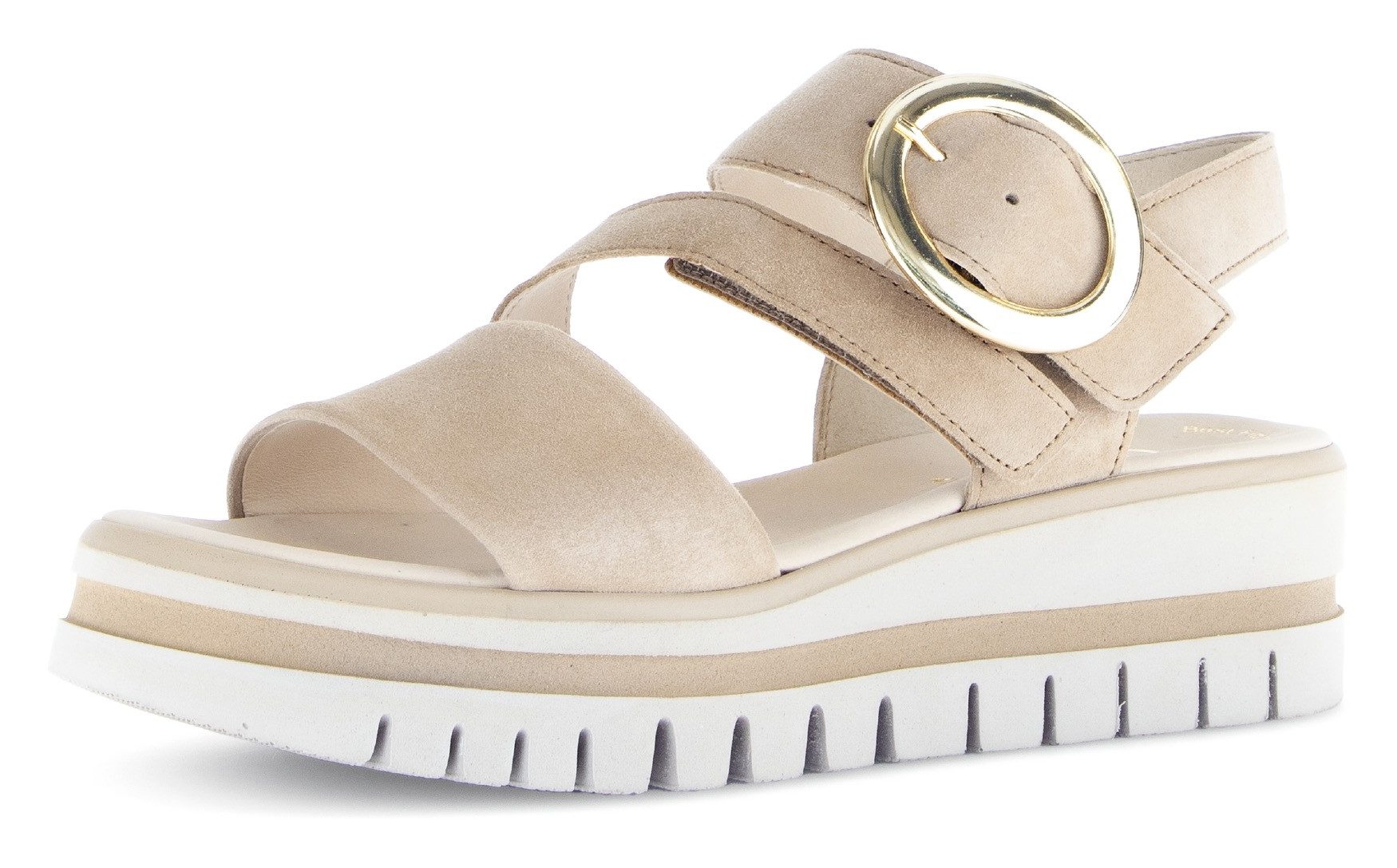 Gabor Sleehaksandaaltjes dames sandalen met sleehak maat 39 beige