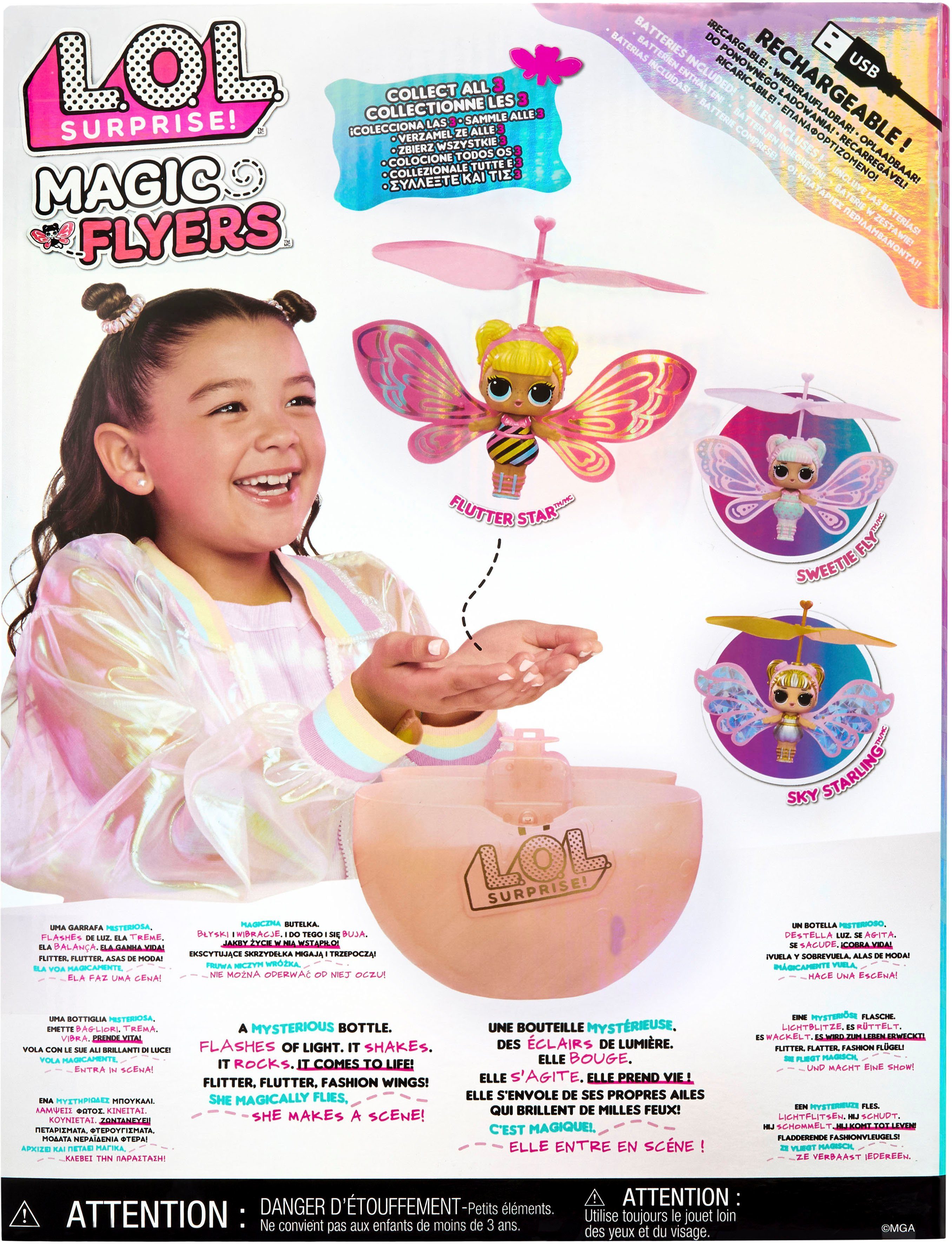 L.O.L. SURPRISE! Mini-pop Magic Flyers - Flutter Star (Pink Wings)