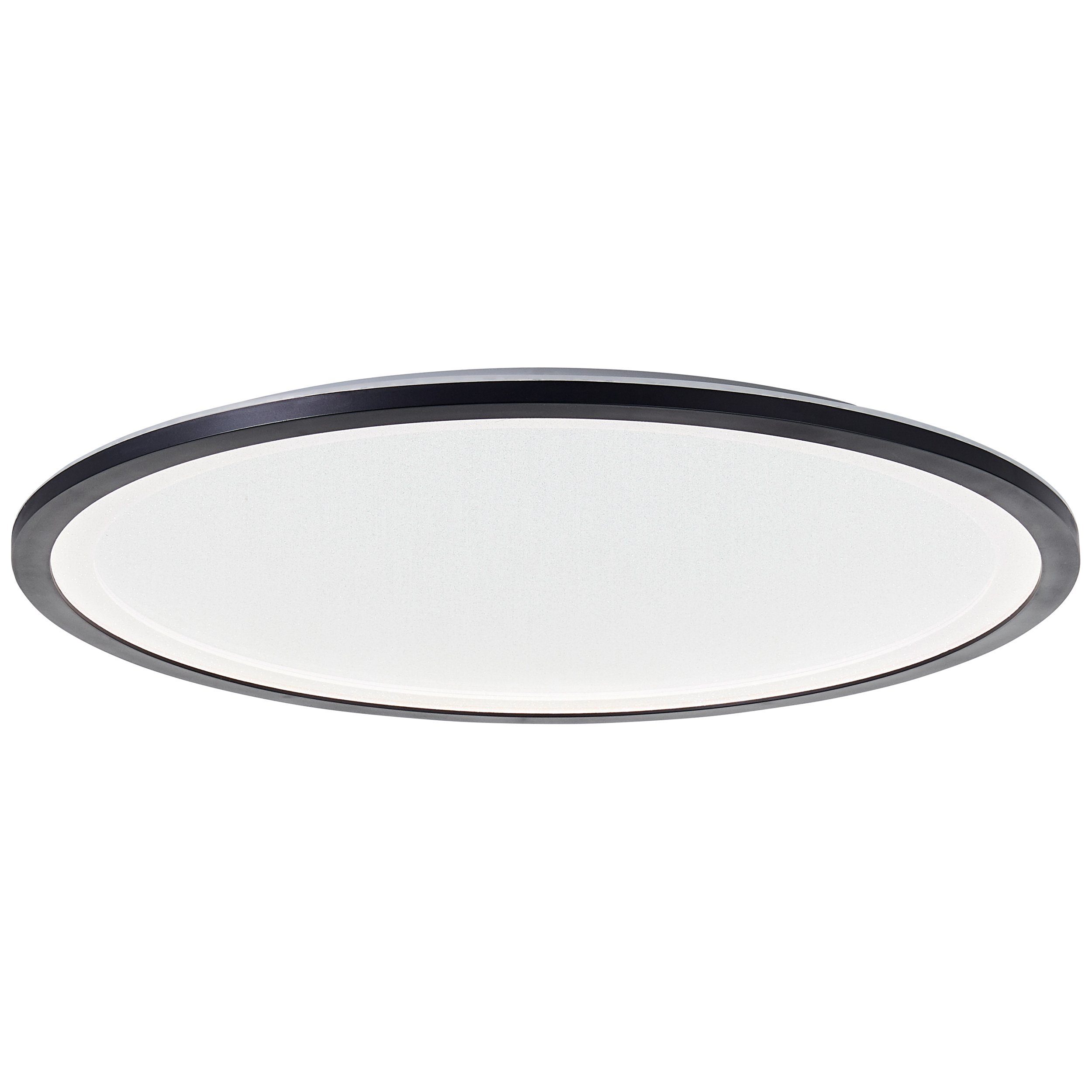 Brilliant Leuchten Led-plafondlamp Mosako LED paneel, D 50 cm, digitaal RGB-backlight, 4200 lm, dimbaar, CCT (1 stuk)