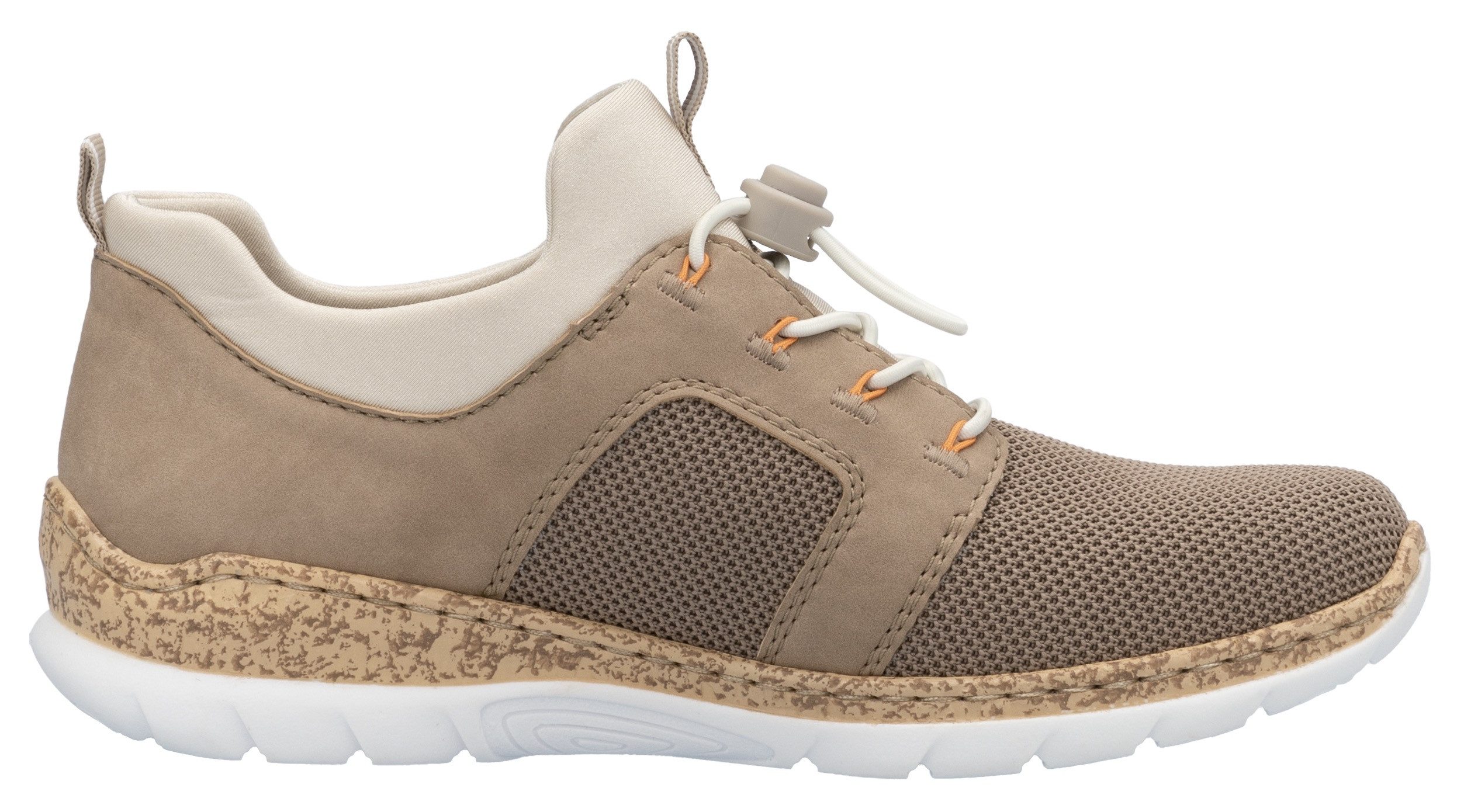 Rieker Slip-on sneakers , instapschoen, lage schoen, slipper, vrijetijdsschoen met elastische instap