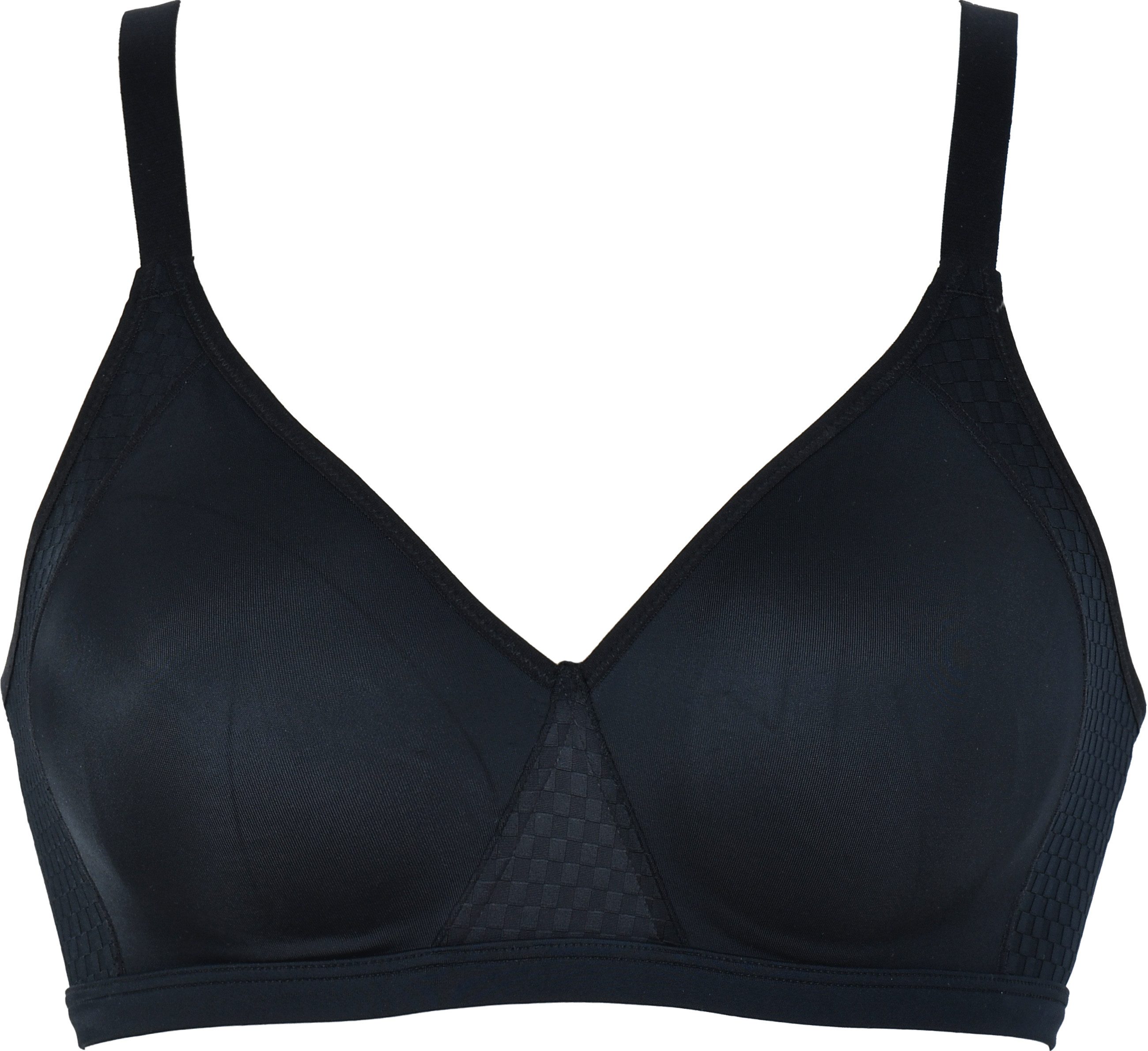 Naturana Beugelloze-bh met elegante kantdetails (1-delig) dames bh's zonder beugel maat 85 G zwart
