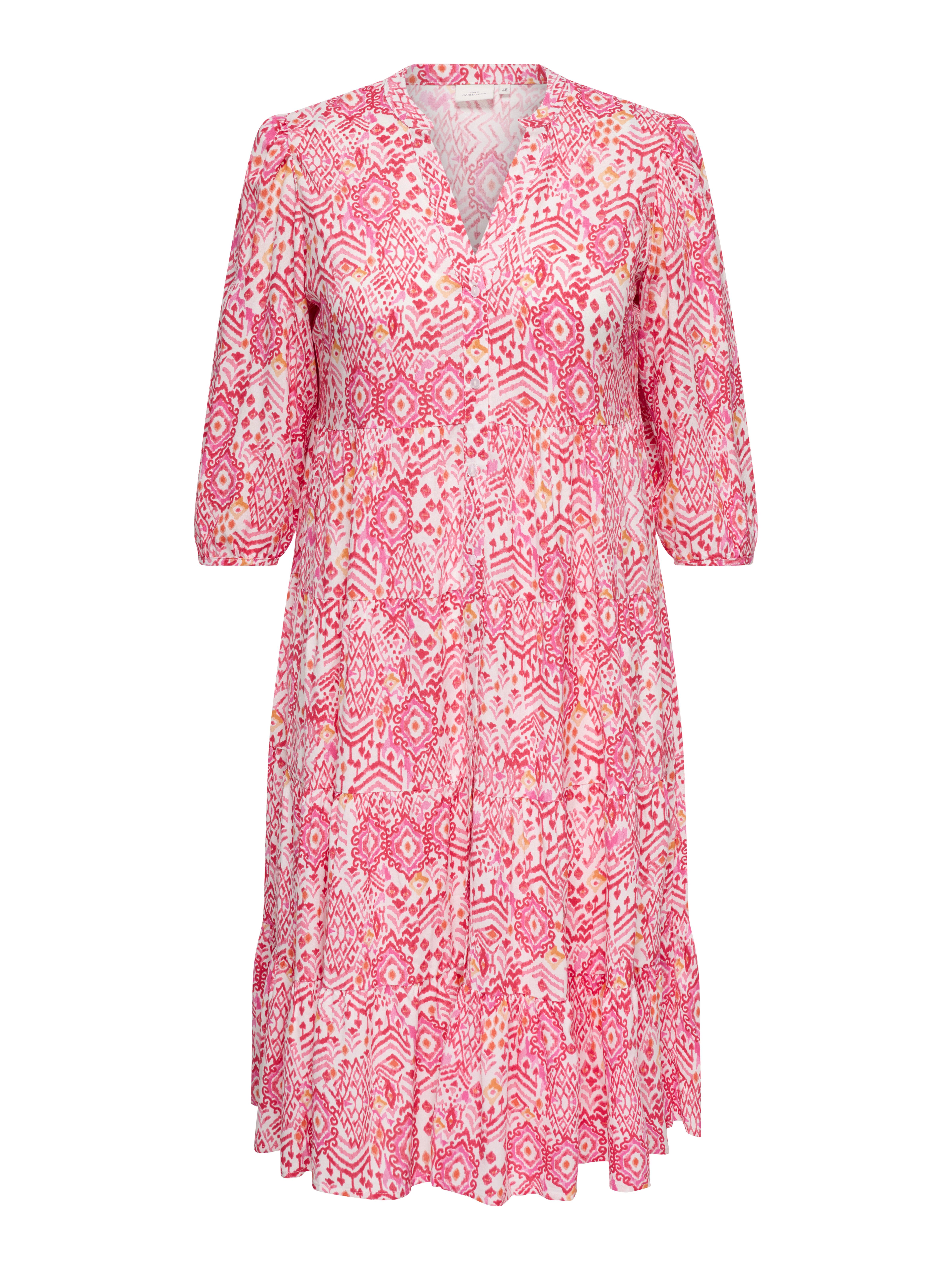 ONLY CARMAKOMA Tuniekjurk CARMILANA 3/4 DRESS WVN NOOS